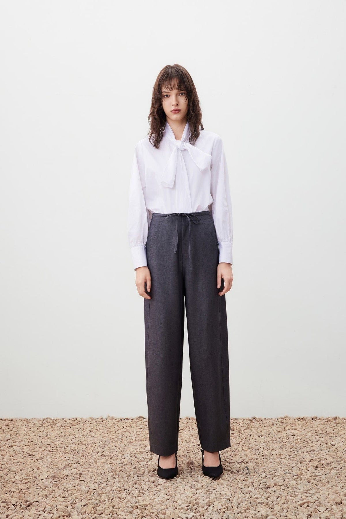 G2000 - Pants - Rope Waist Barrel Leg Pants