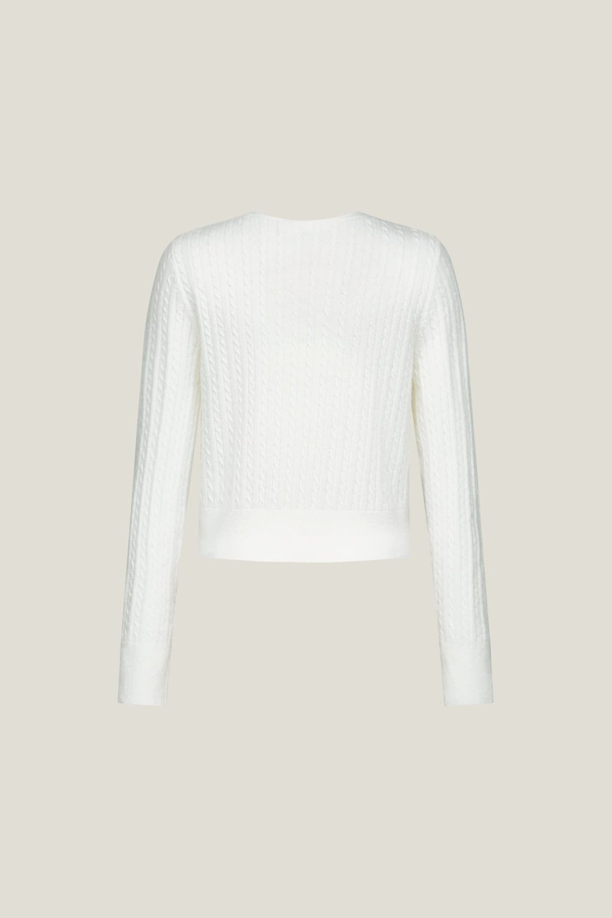 G2000 Cardigans Cable Cropped Cardigan