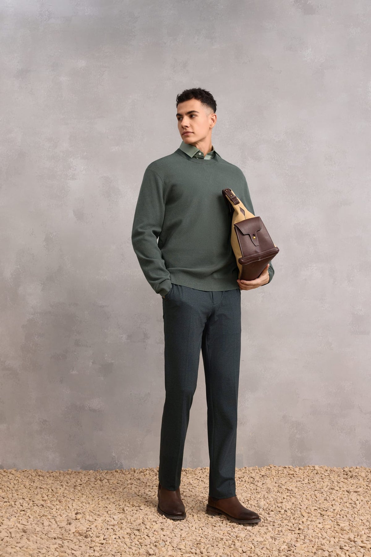 G2000 - Shirts - Plain Dobby Smart Fit Friday Shirt