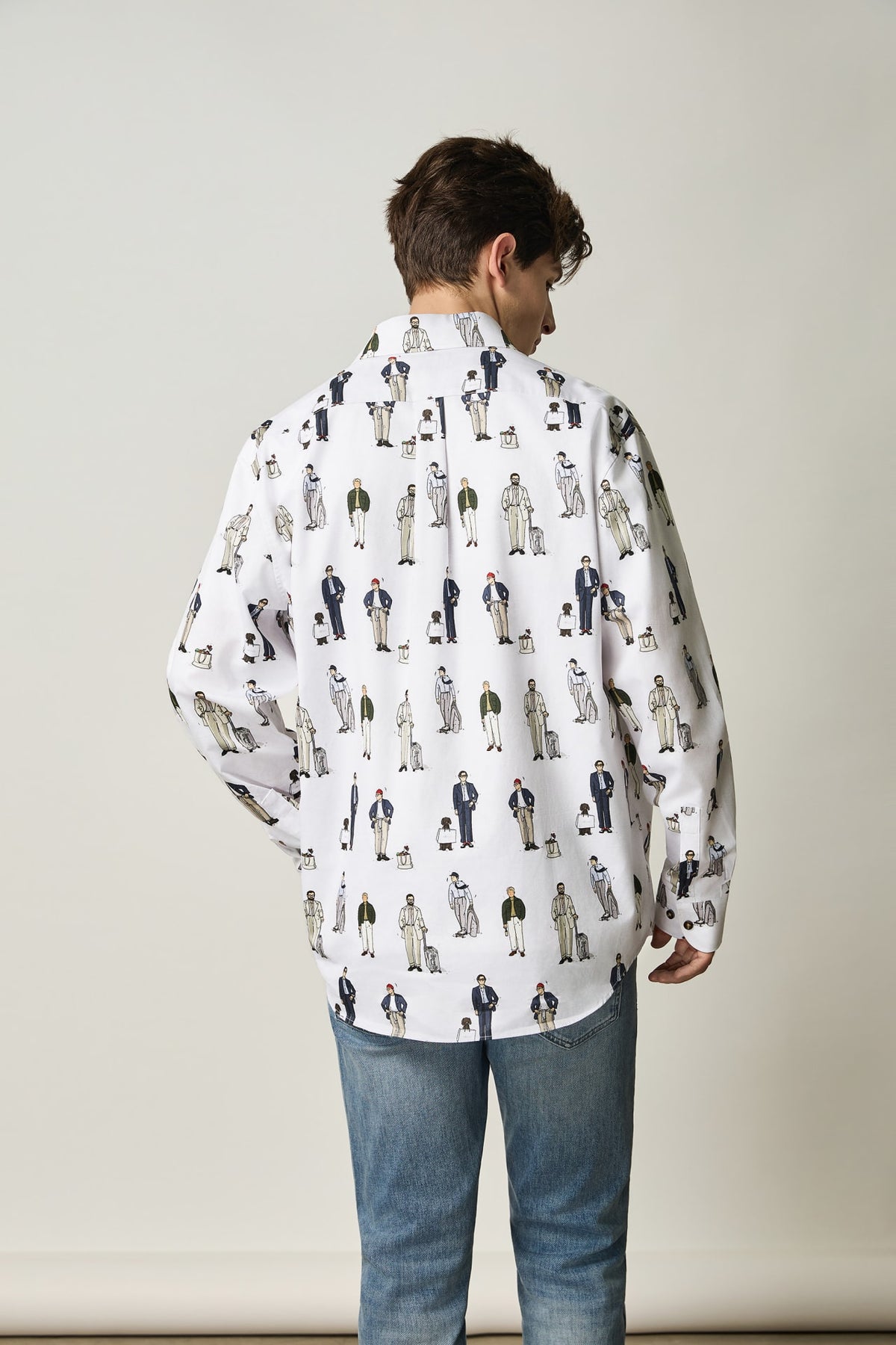 G2000 - Shirts - G2000 X Rodrigo-Saldana All Over Print Comfort Fit Casual Shirt