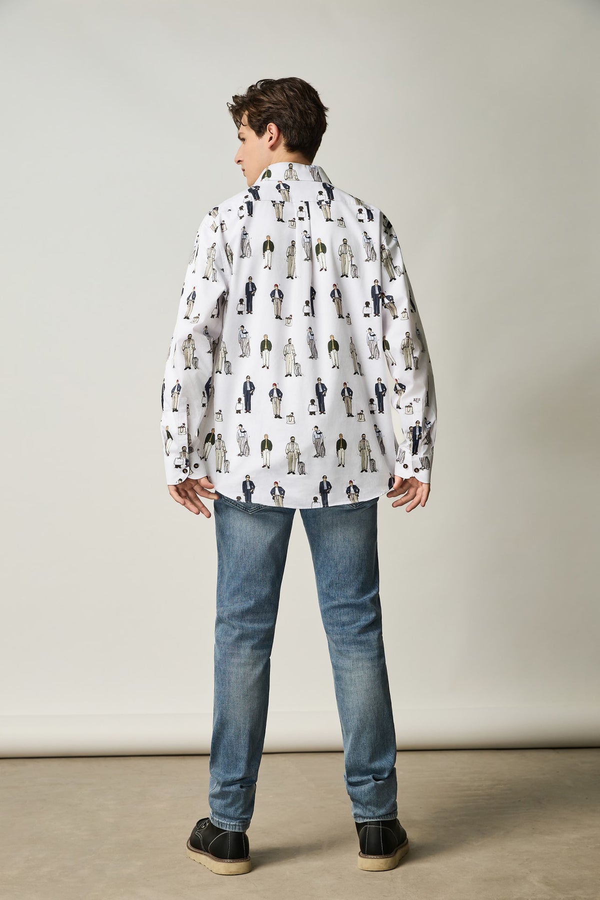 G2000 - Shirts - G2000 X Rodrigo-Saldana All Over Print Comfort Fit Casual Shirt