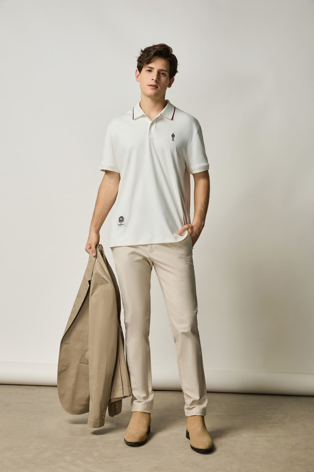 G2000 - Polos - G2000 X Rodrigo-Saldana Cool Touch Cotton Interlock Regular Fit Polo Tee