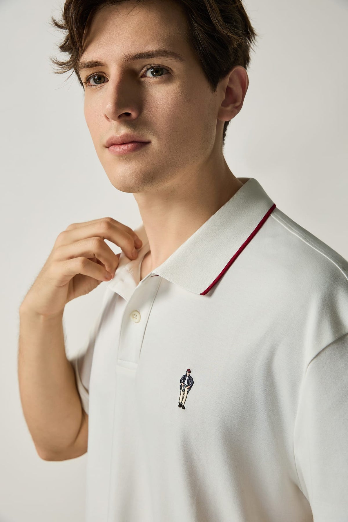 G2000 - Polos - G2000 X Rodrigo-Saldana Cool Touch Cotton Interlock Regular Fit Polo Tee