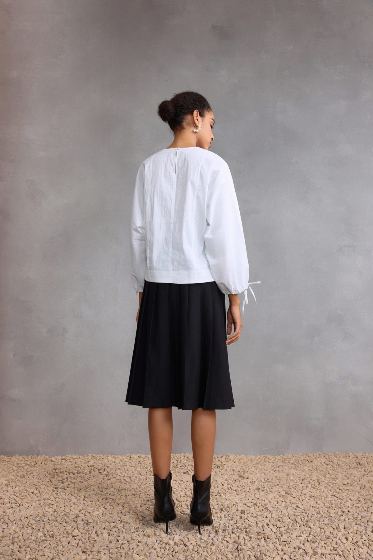 G2000 - Blouses - Puff Sleeve Textured Blouse