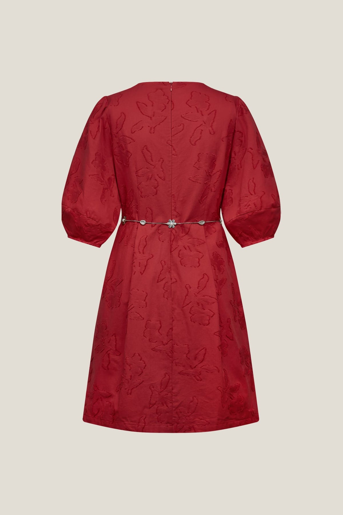 G2000 Dresses Belted Clip Jacquard Midi Dress