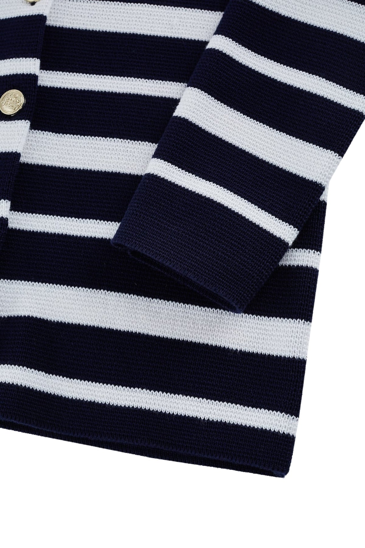 G2000 - Cardigans - Round Neck Stripe Cardigan