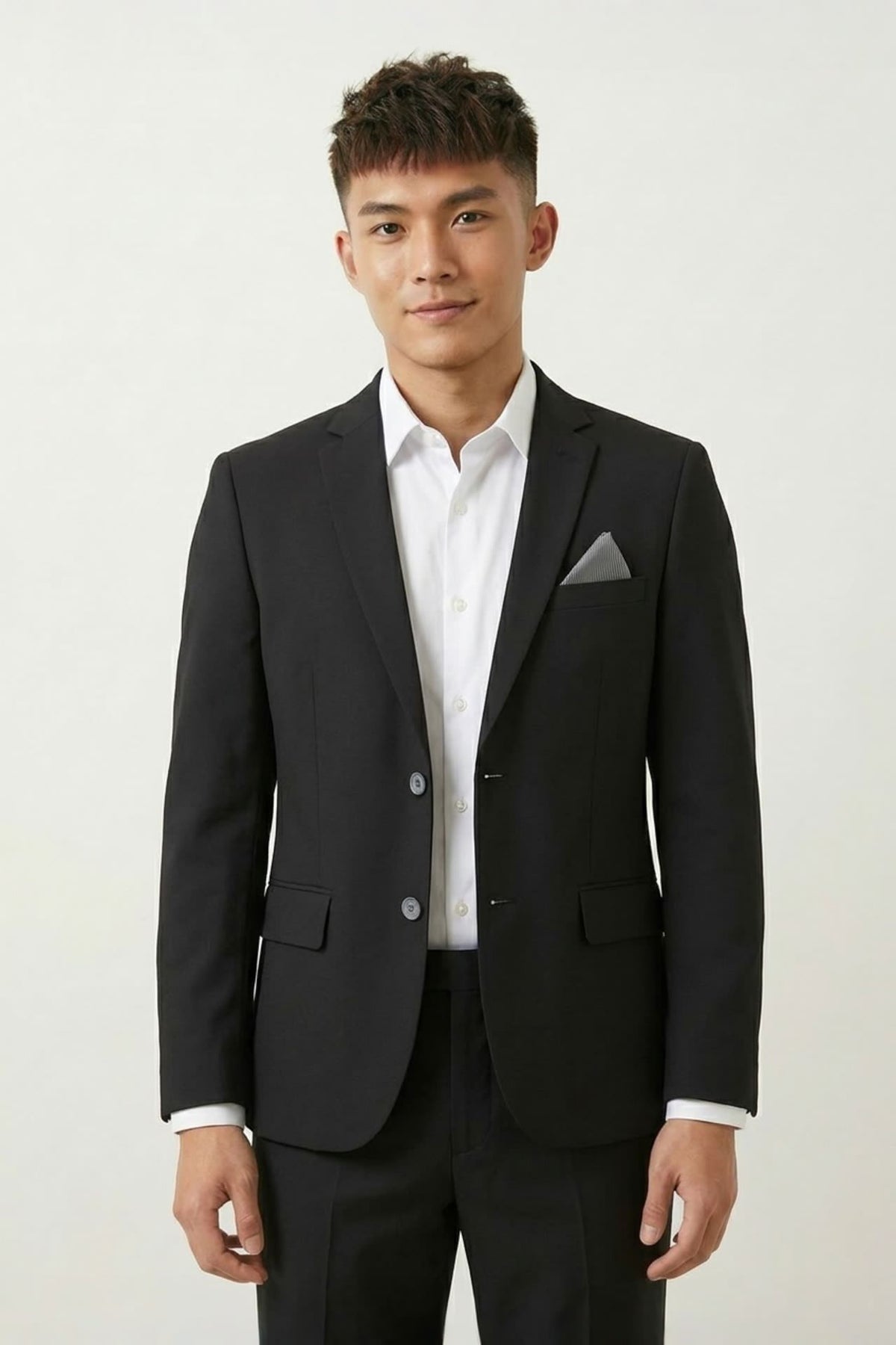 G2000 - Suits - Three-Proof Finish Plain Weave Smart Fit Suit Blazer - Smart - Anthracite