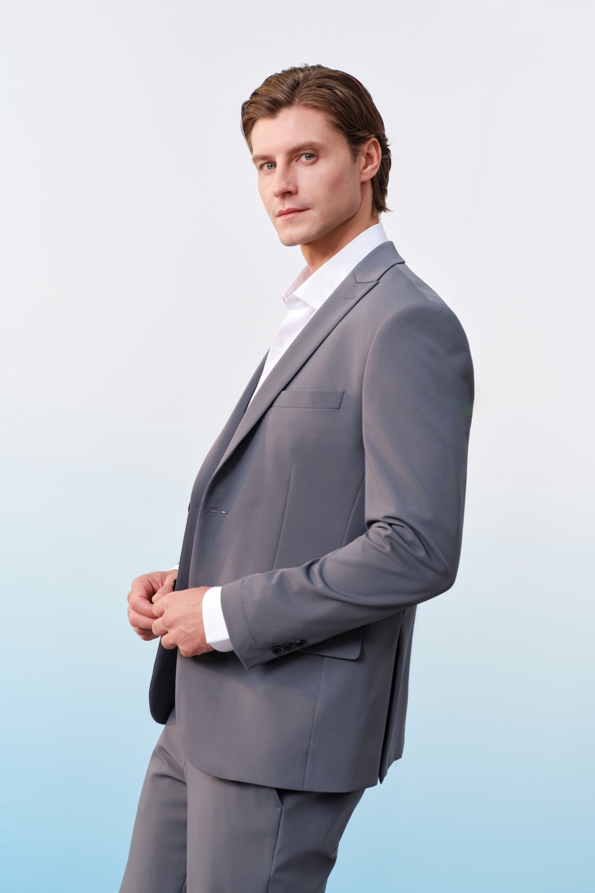 G2000 - Suits - Multi-Way Stretch Silk Blend Regular Fit Suit Blazer