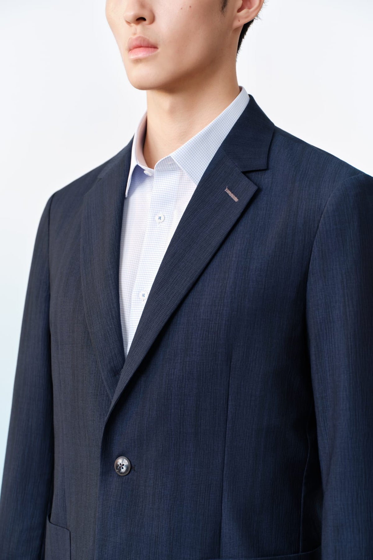 G2000 Suits Poly Blend Stretch Seersucker Print Smart Fit Casual Blazer