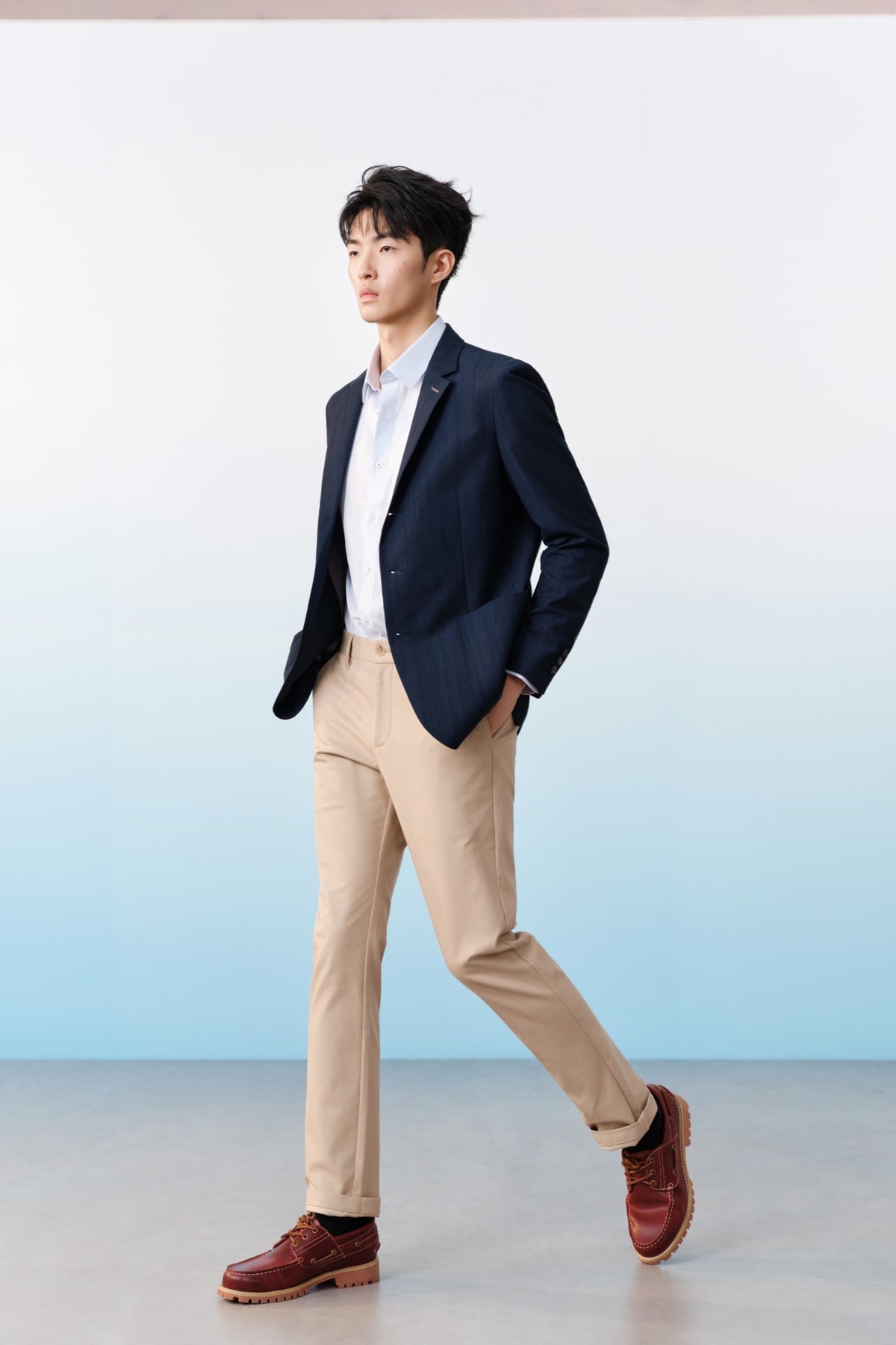 G2000 Suits Poly Blend Stretch Seersucker Print Smart Fit Casual Blazer