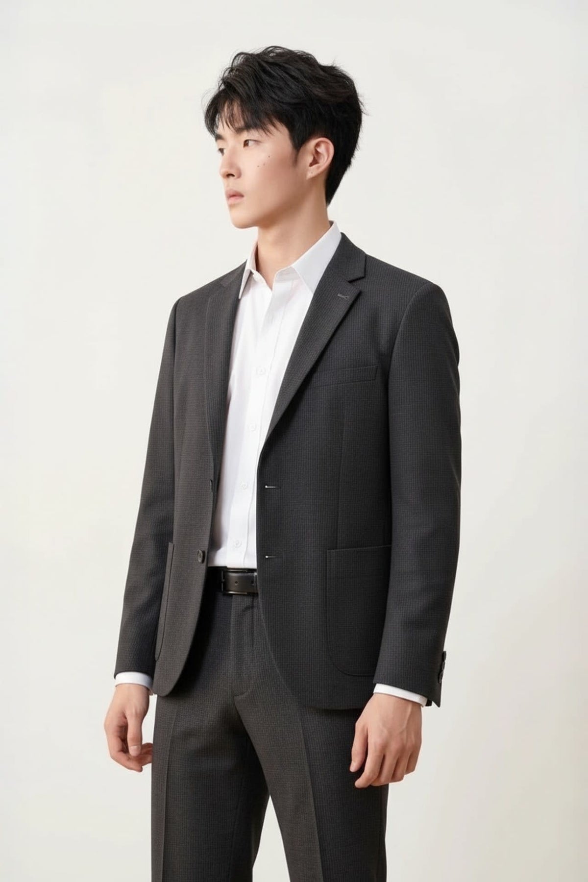 G2000 Suits Nylon Blend Stretch Jacquard Comfort Fit Casual Blazer
