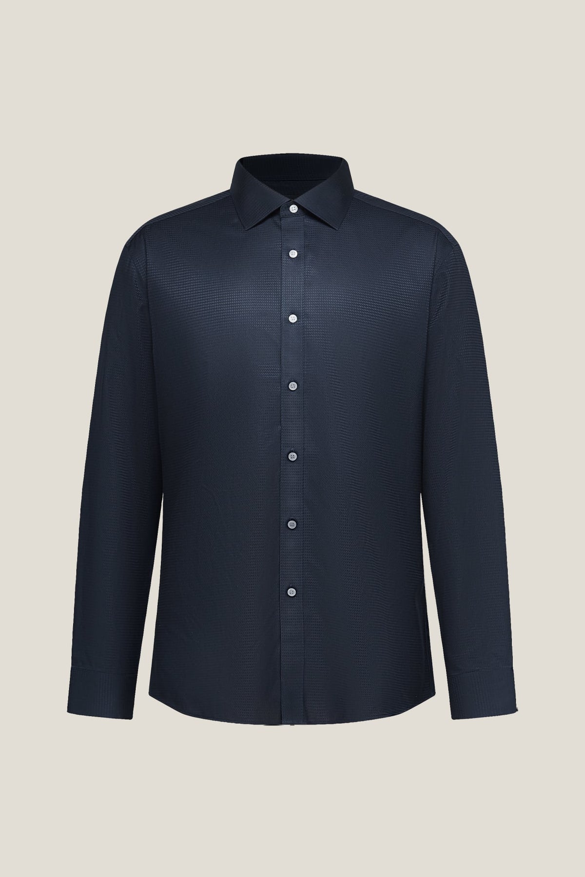 G2000 - Shirts - Non-Iron Premium Cotton Textured Smart Fit Long Sleeve Shirt