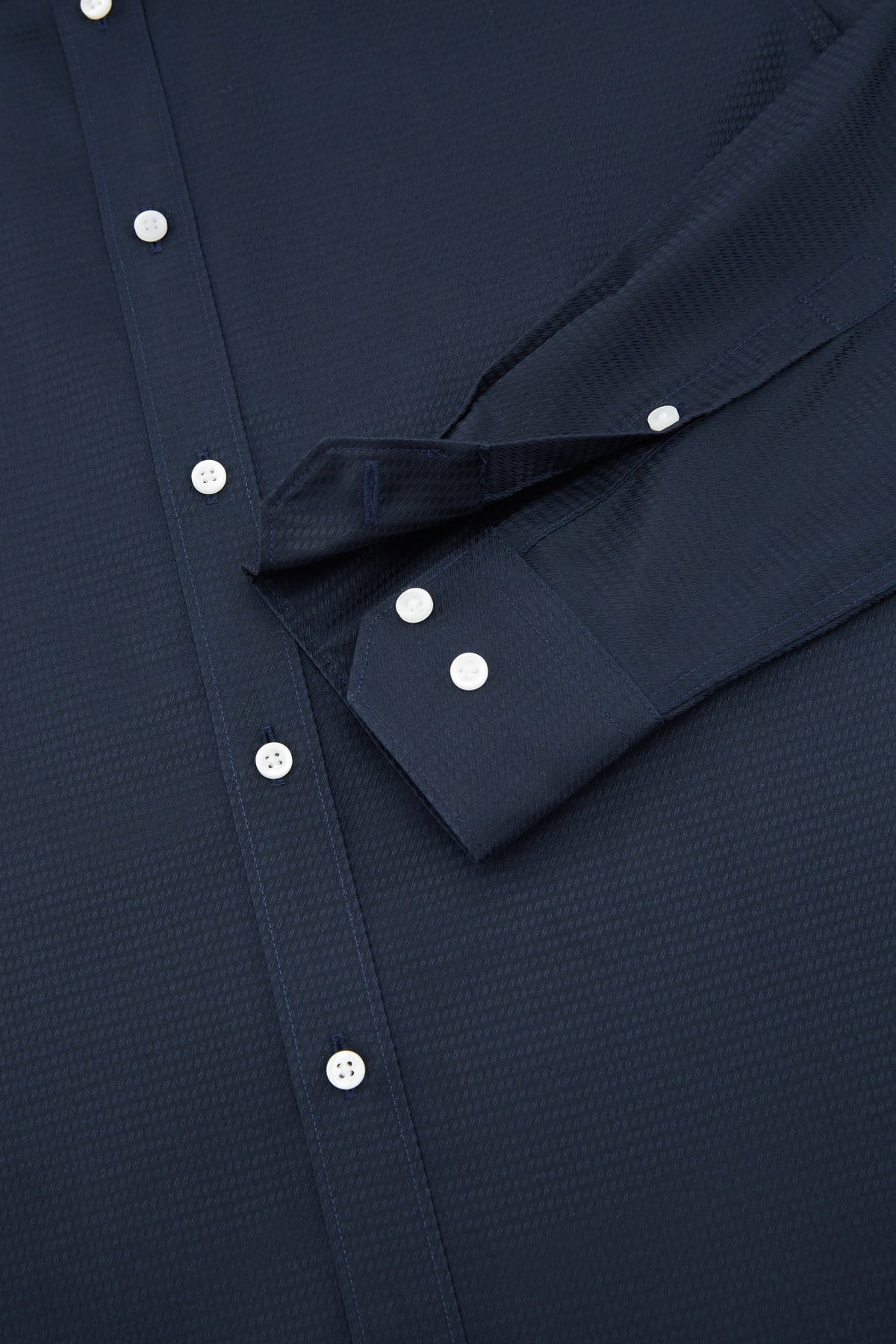 G2000 - Shirts - Non-Iron Premium Cotton Textured Smart Fit Long Sleeve Shirt