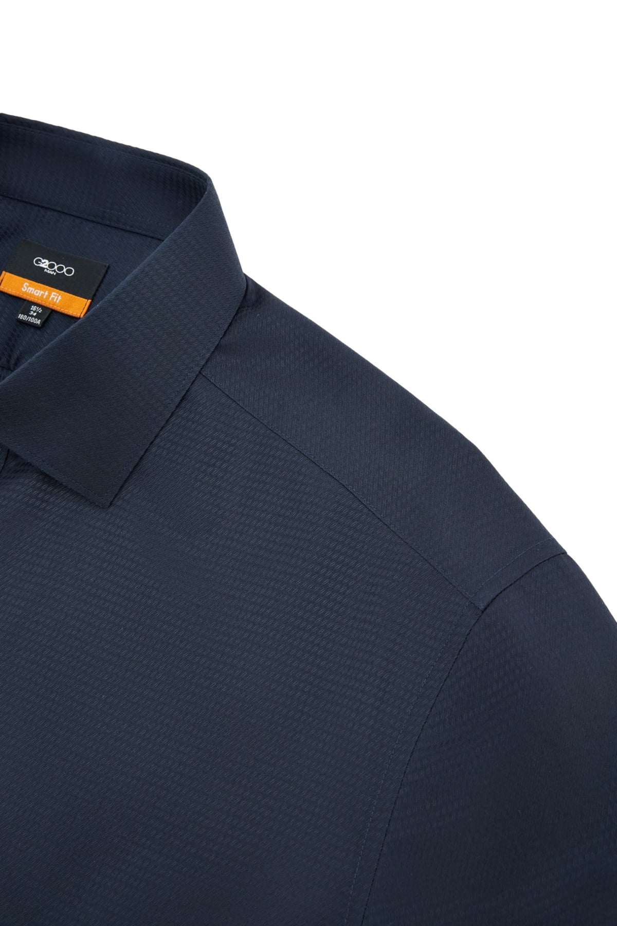 G2000 - Shirts - Non-Iron Premium Cotton Textured Smart Fit Long Sleeve Shirt