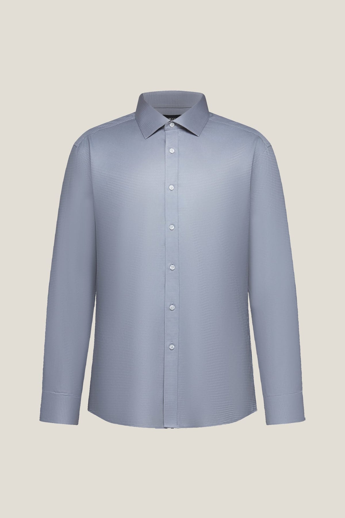 G2000 - Shirts - Non-Iron Premium Cotton Textured Smart Fit Long Sleeve Shirt