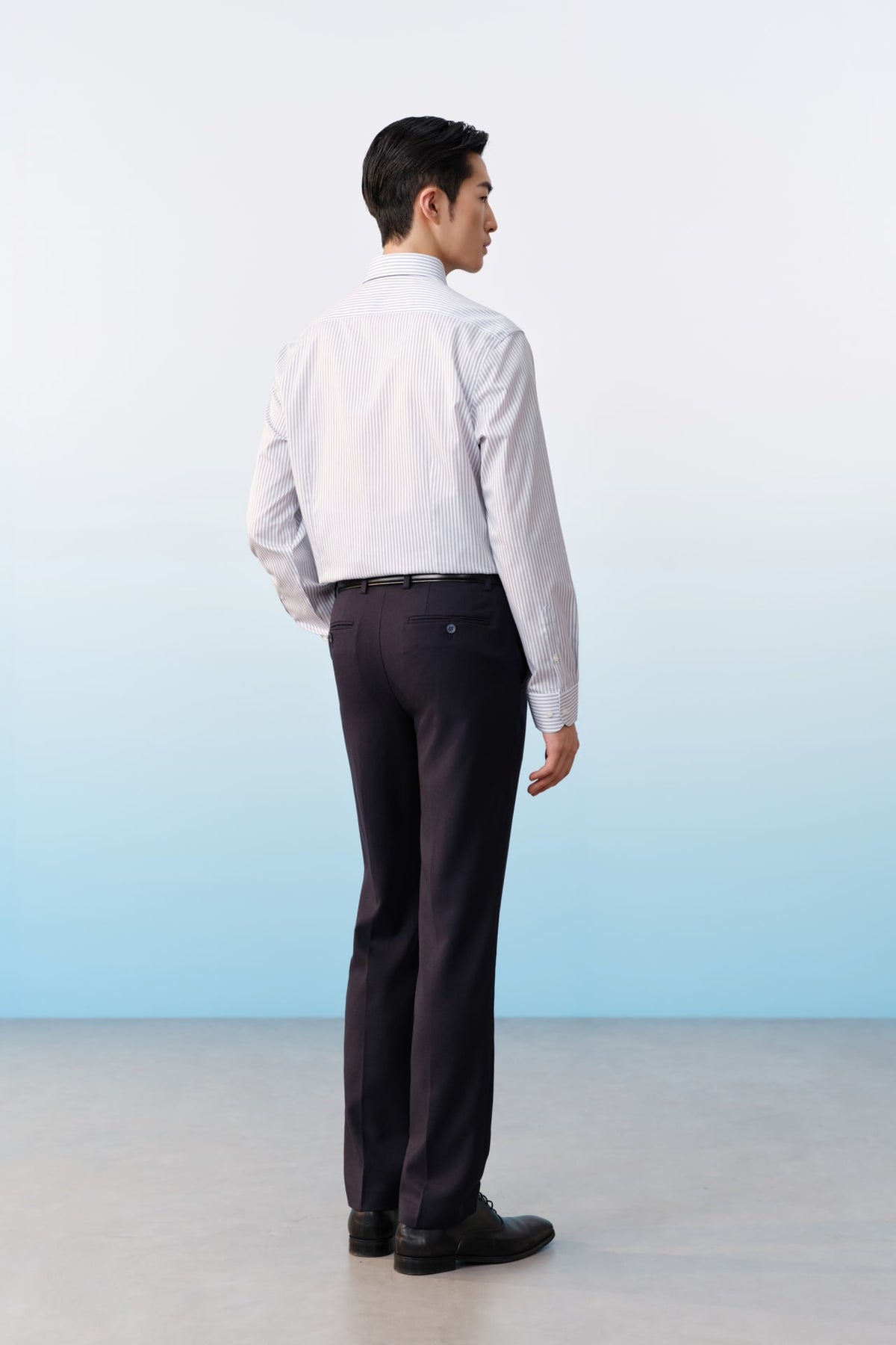 G2000 - Shirts - Non-Iron Premium Cotton Stripe Smart Fit Long Sleeve Shirt