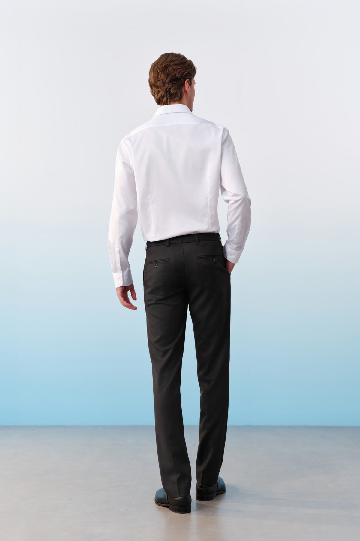 G2000 - Shirts - Non-Iron Premium Cotton Fine Twill Smart Fit Long Sleeve Shirt With Design Detail