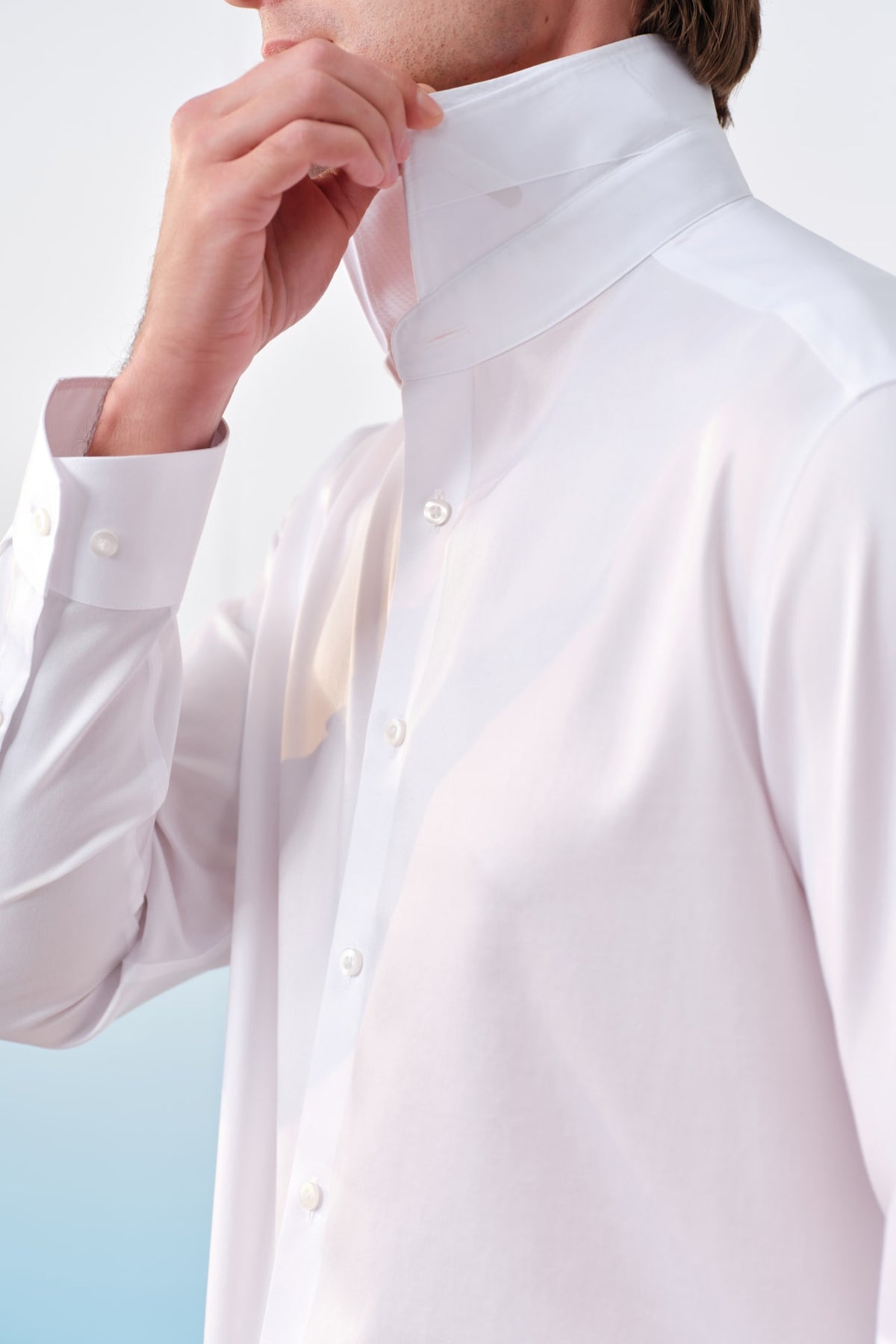 G2000 - Shirts - Non-Iron Premium Cotton Fine Twill Smart Fit Long Sleeve Shirt With Design Detail