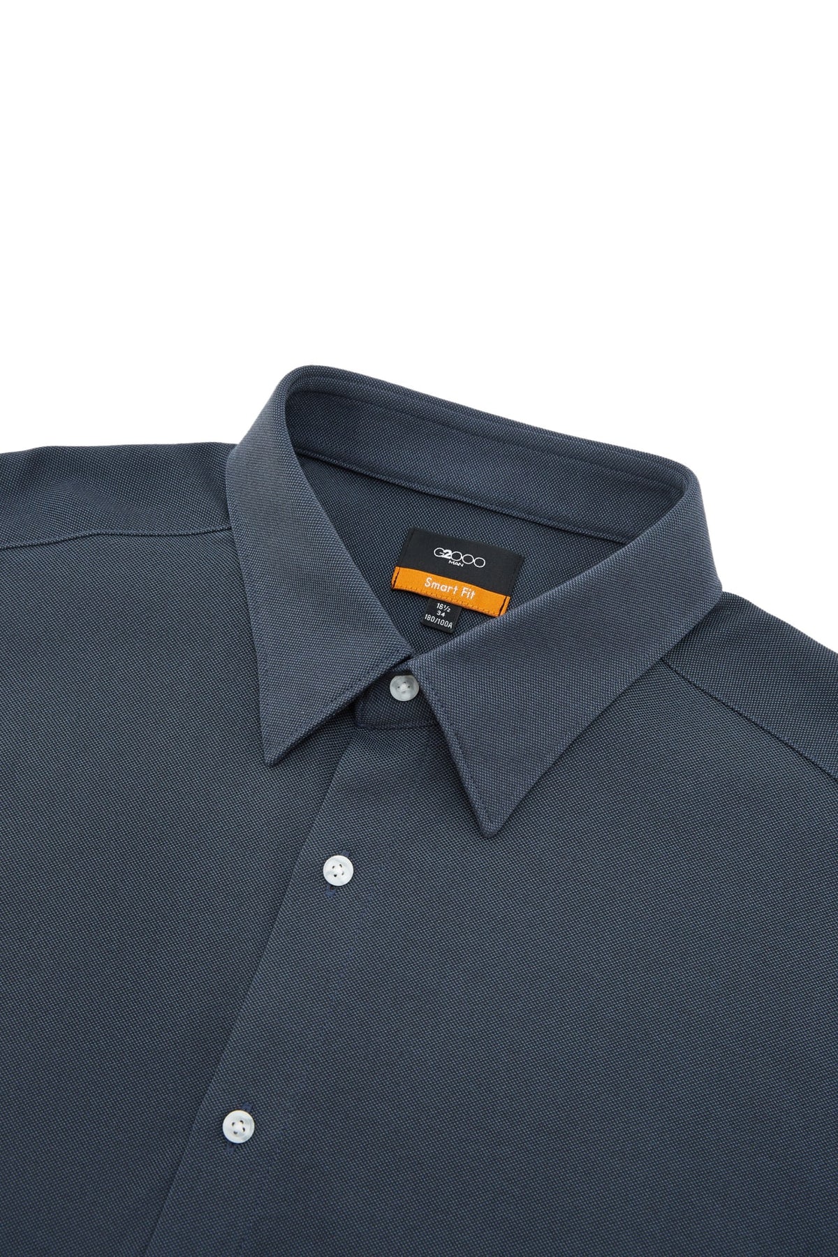 G2000 - Shirts - Easy Iron Cotton Knit Smart Fit Long Sleeve Shirt