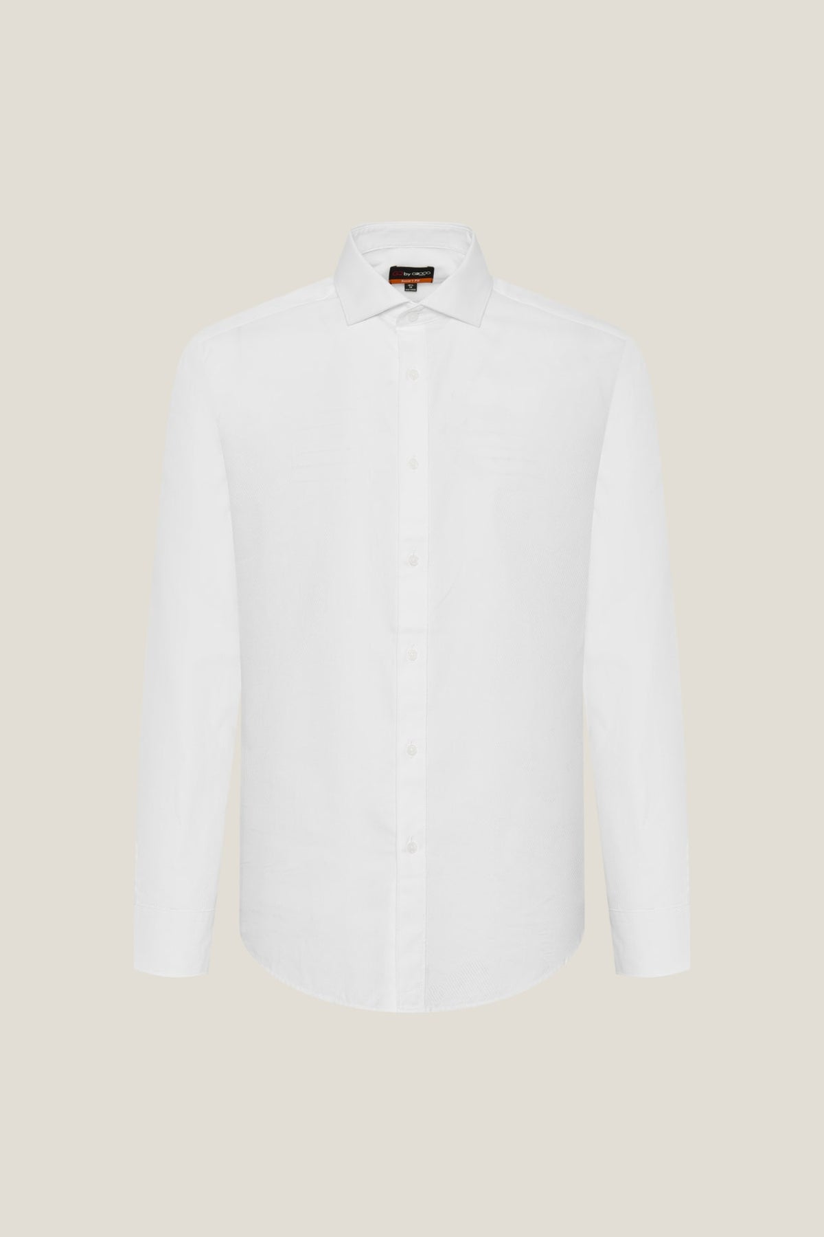 Non-Iron Easy Care Cotton Blend Wide Twill Smart Fit Long Sleeve Shirt