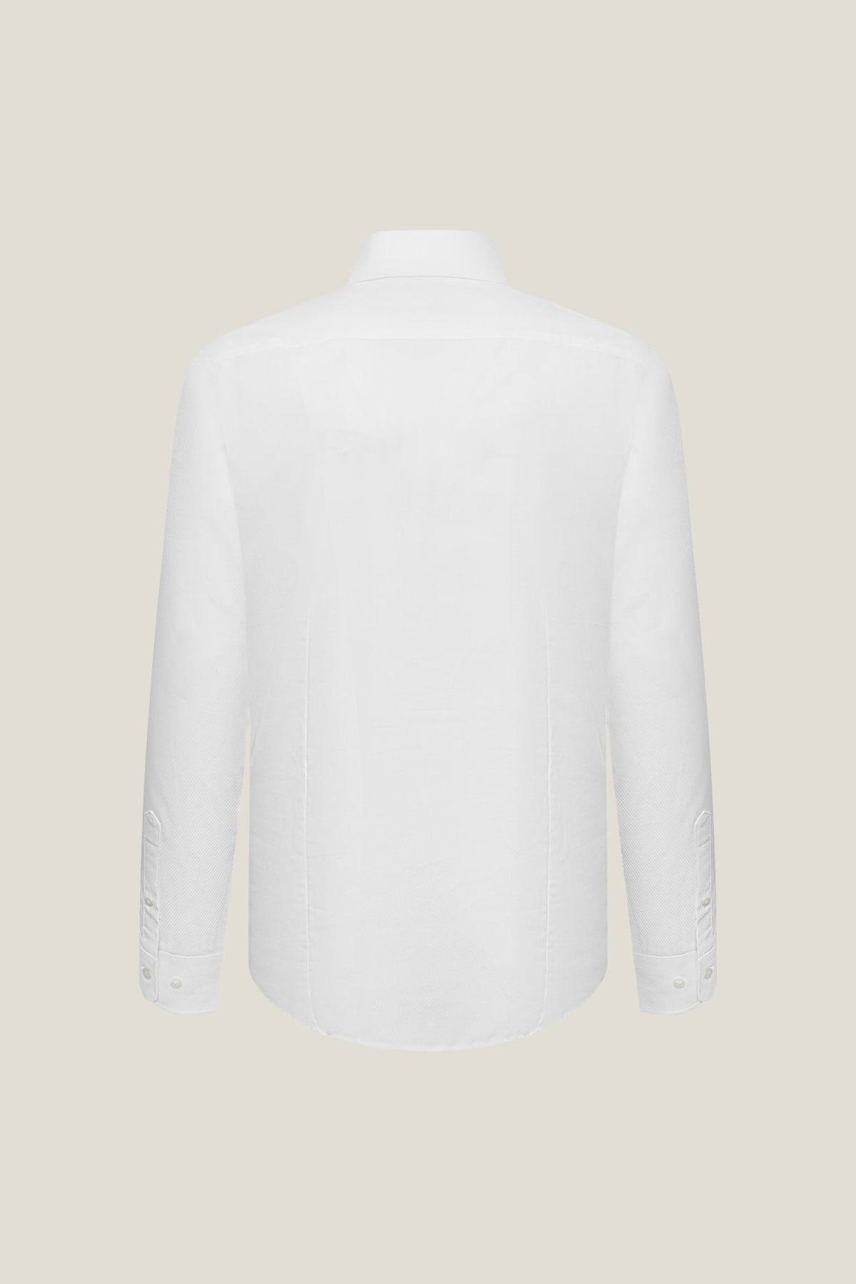 Non-Iron Easy Care Cotton Blend Wide Twill Smart Fit Long Sleeve Shirt