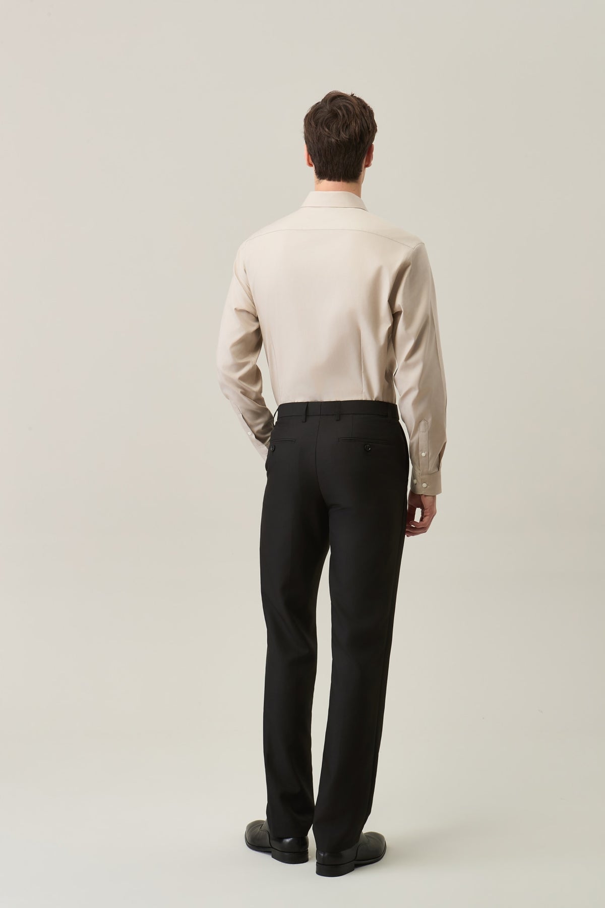 Non-Iron Easy Care Cotton Blend Wide Twill Smart Fit Long Sleeve Shirt