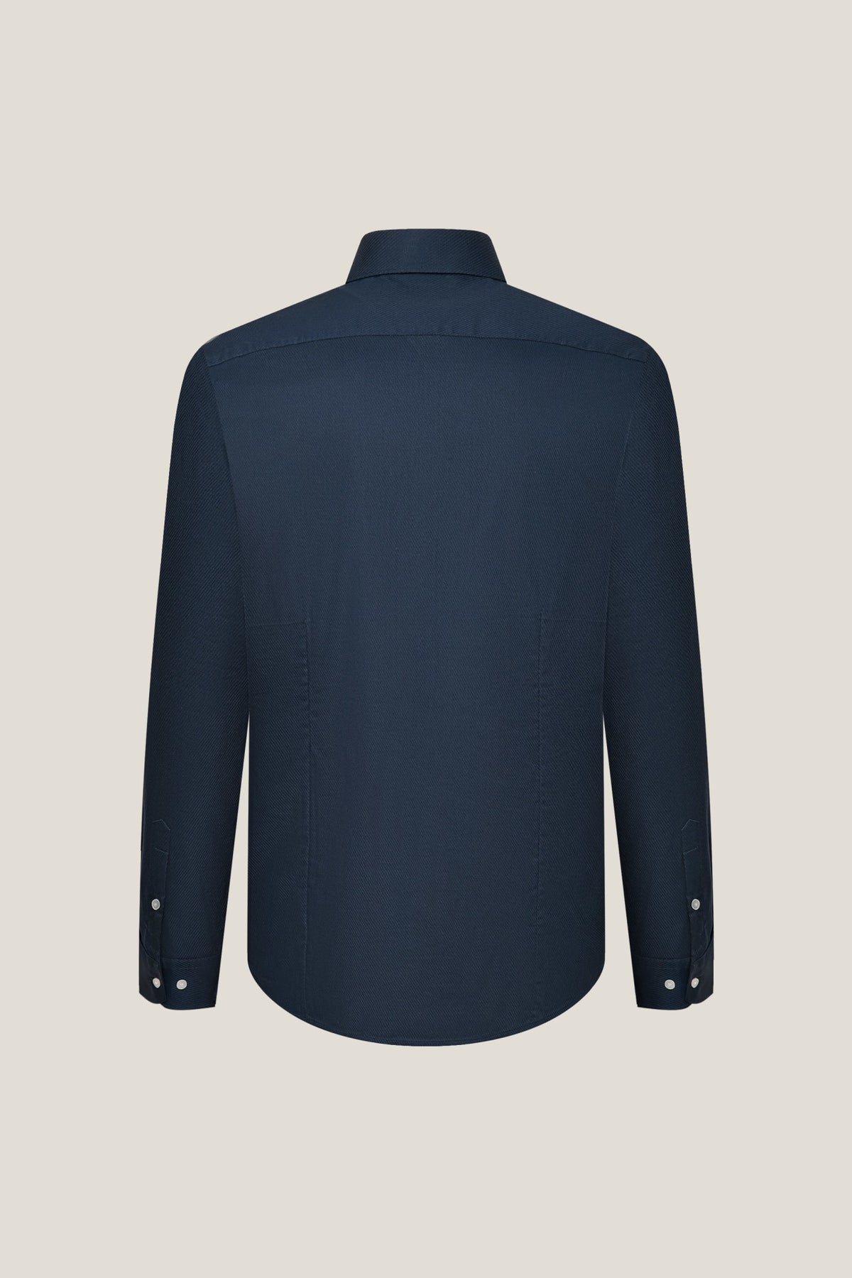 Non-Iron Easy Care Cotton Blend Wide Twill Smart Fit Long Sleeve Shirt