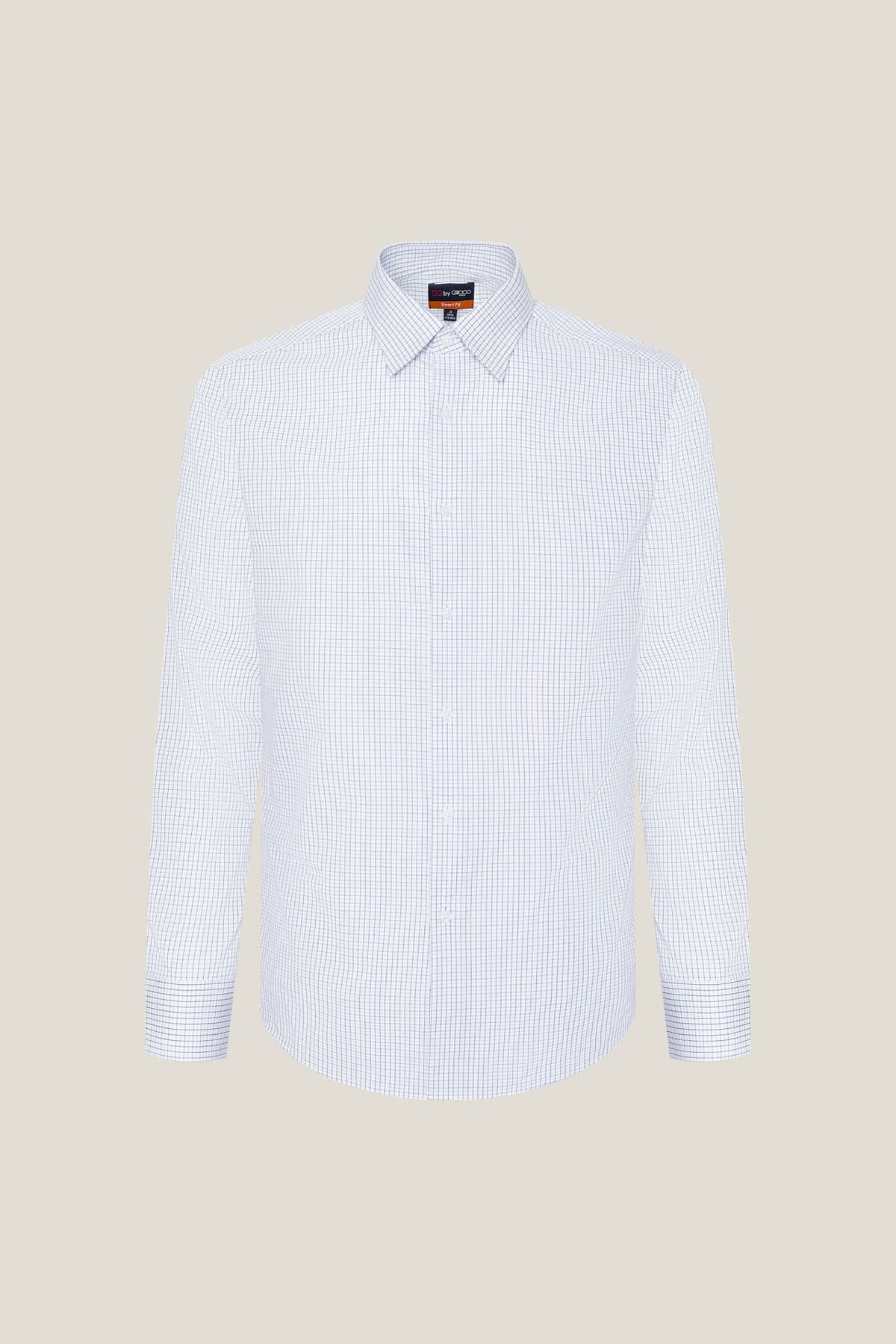 G2000 - Shirts - Non-Iron Easy Care Check Smart Fit Long Sleeve Shirt