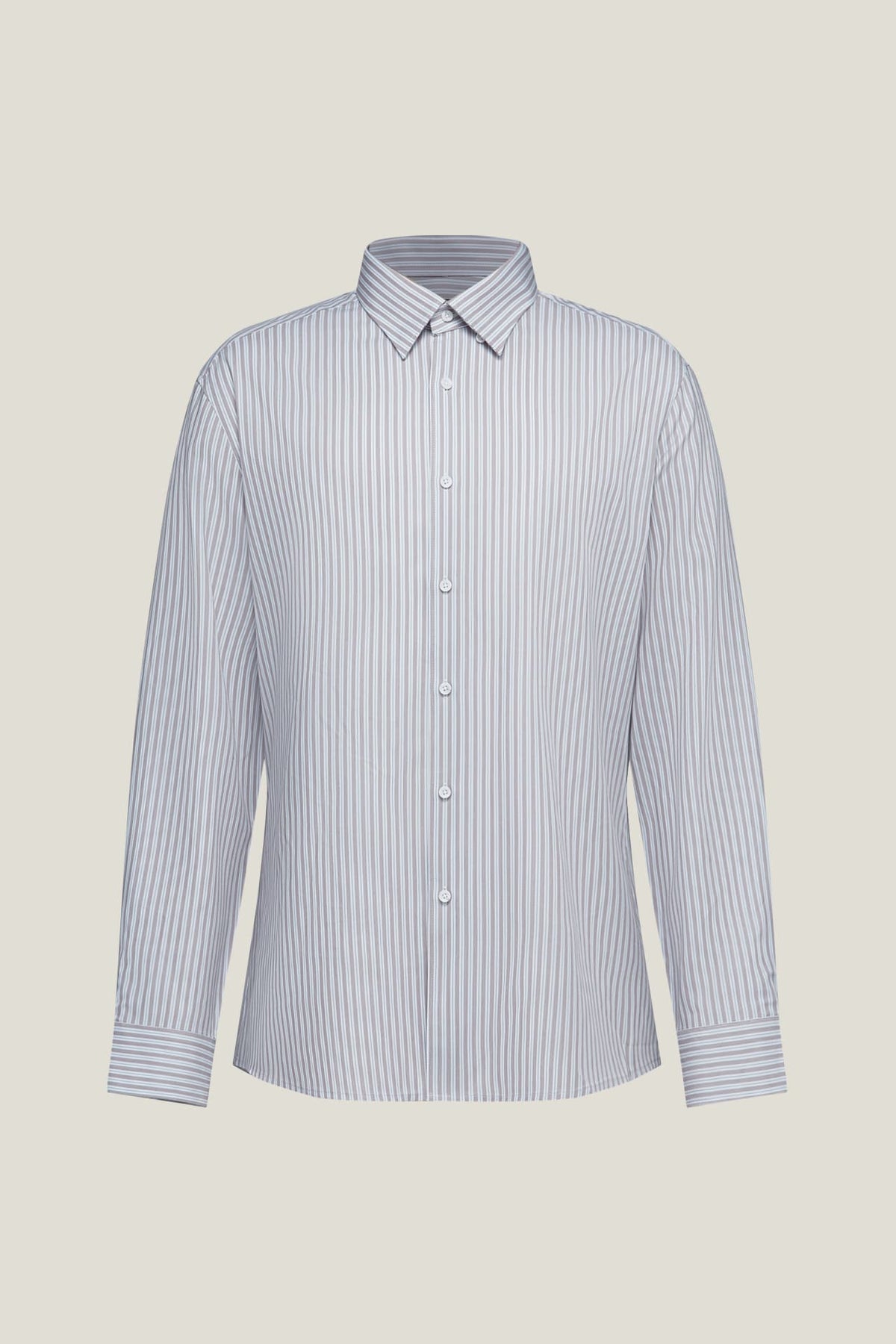 G2000 - Shirts - Non-Iron Cool Touch Stretch Stripe Smart Fit Long Sleeve Shirt