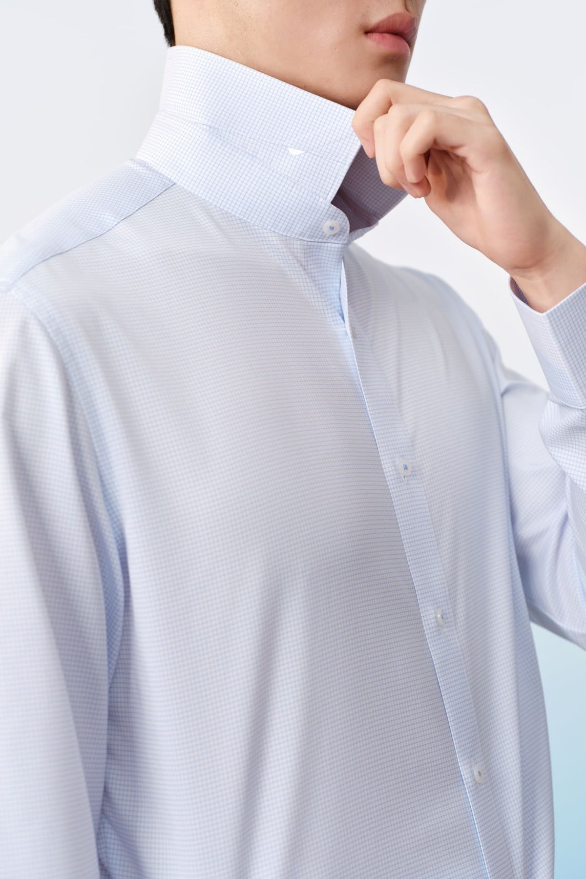 G2000 - Shirts - Non-Iron Dry Stretch Check Smart Fit Long Sleeve Shirt