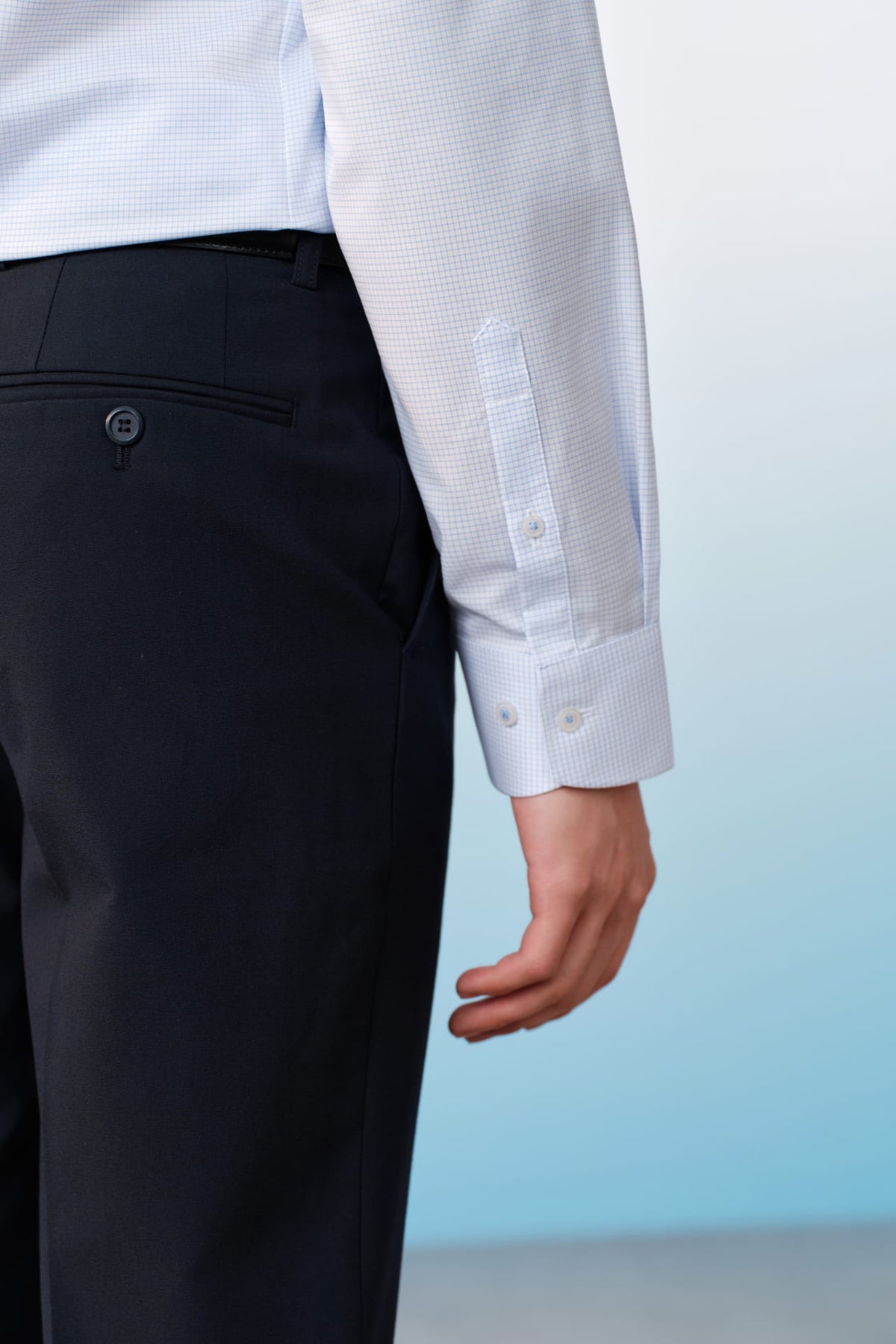 G2000 - Shirts - Non-Iron Dry Stretch Check Smart Fit Long Sleeve Shirt