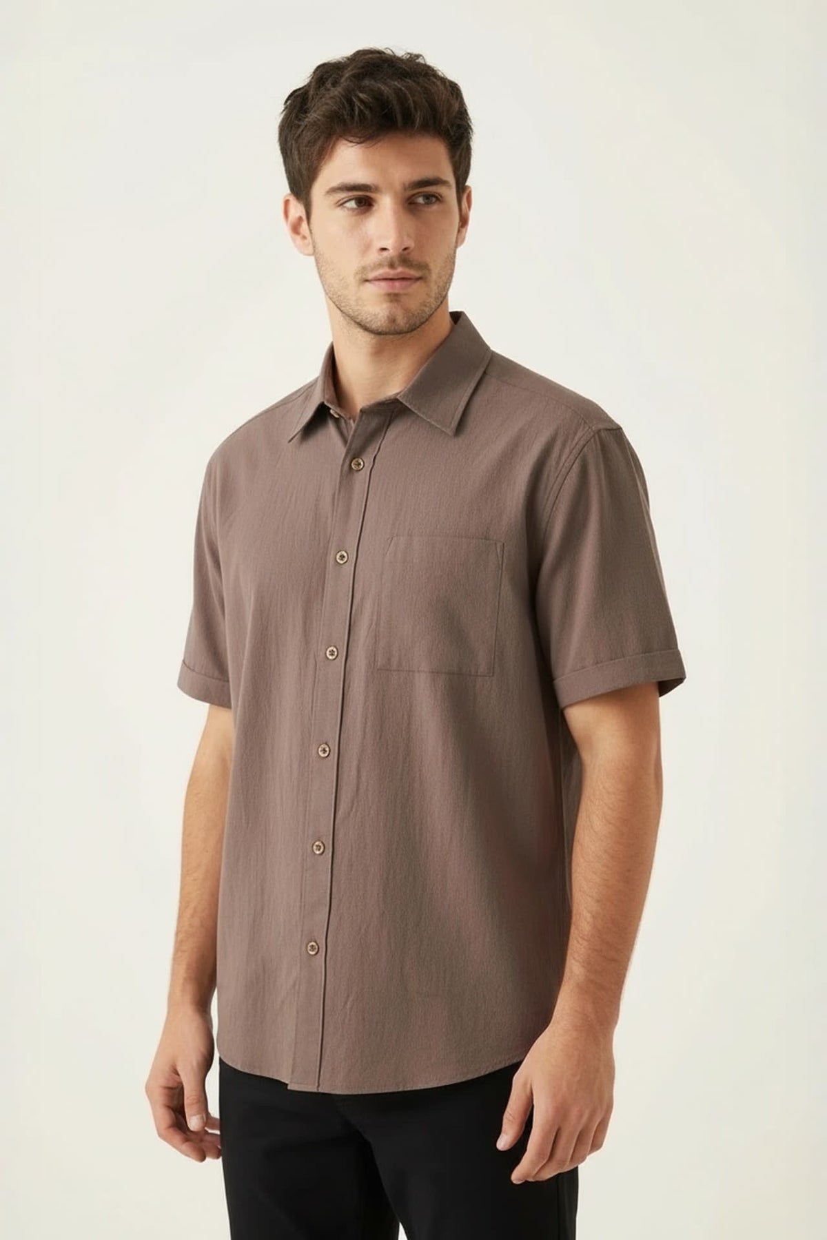 G2000 - Shirts - Cotton Stretch Seersucker Comfort Fit Short Sleeve Casual Shirt