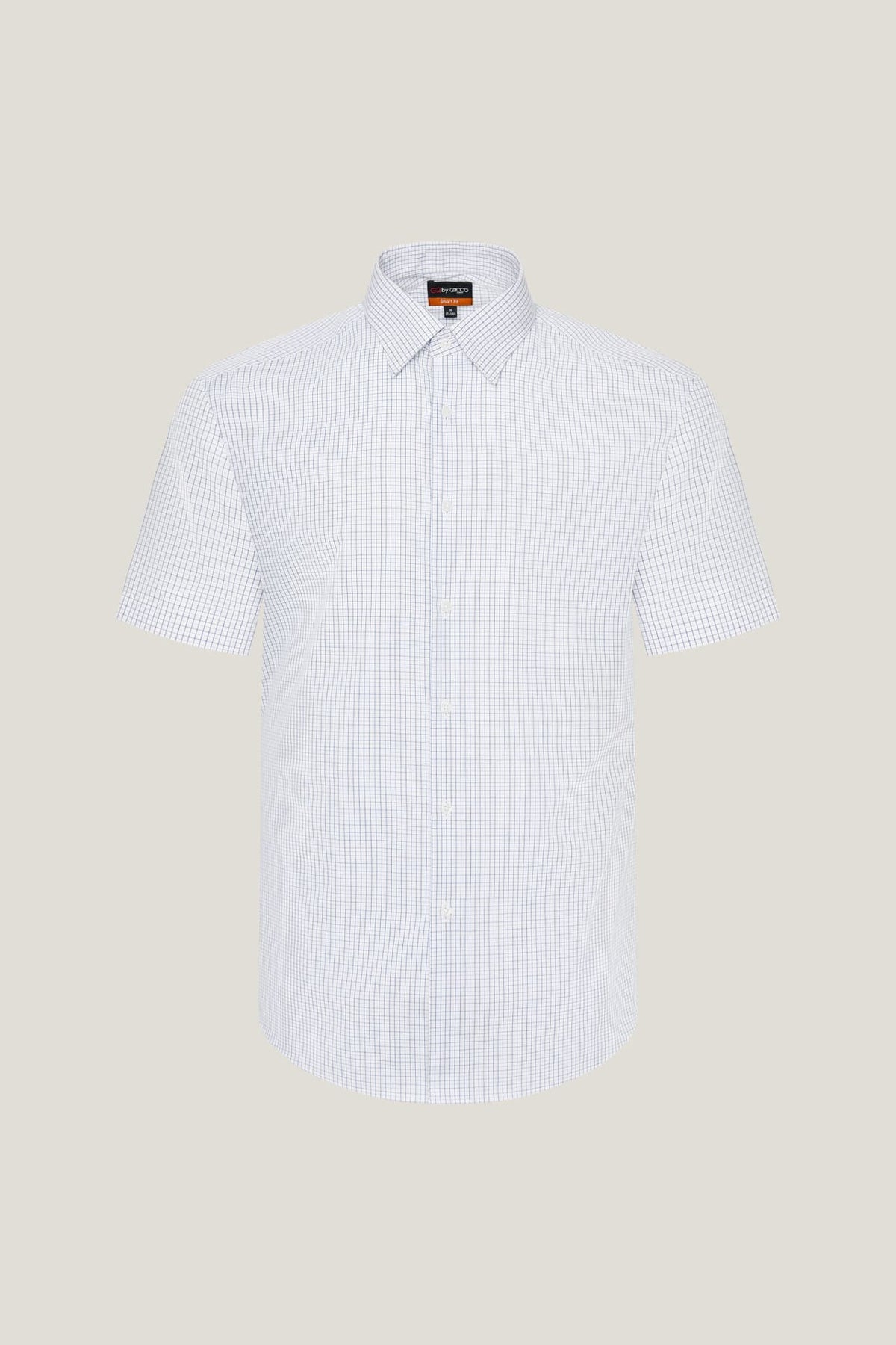 G2000 - Shirts - Non-Iron Easy Care Check Smart Fit Short Sleeve Shirt