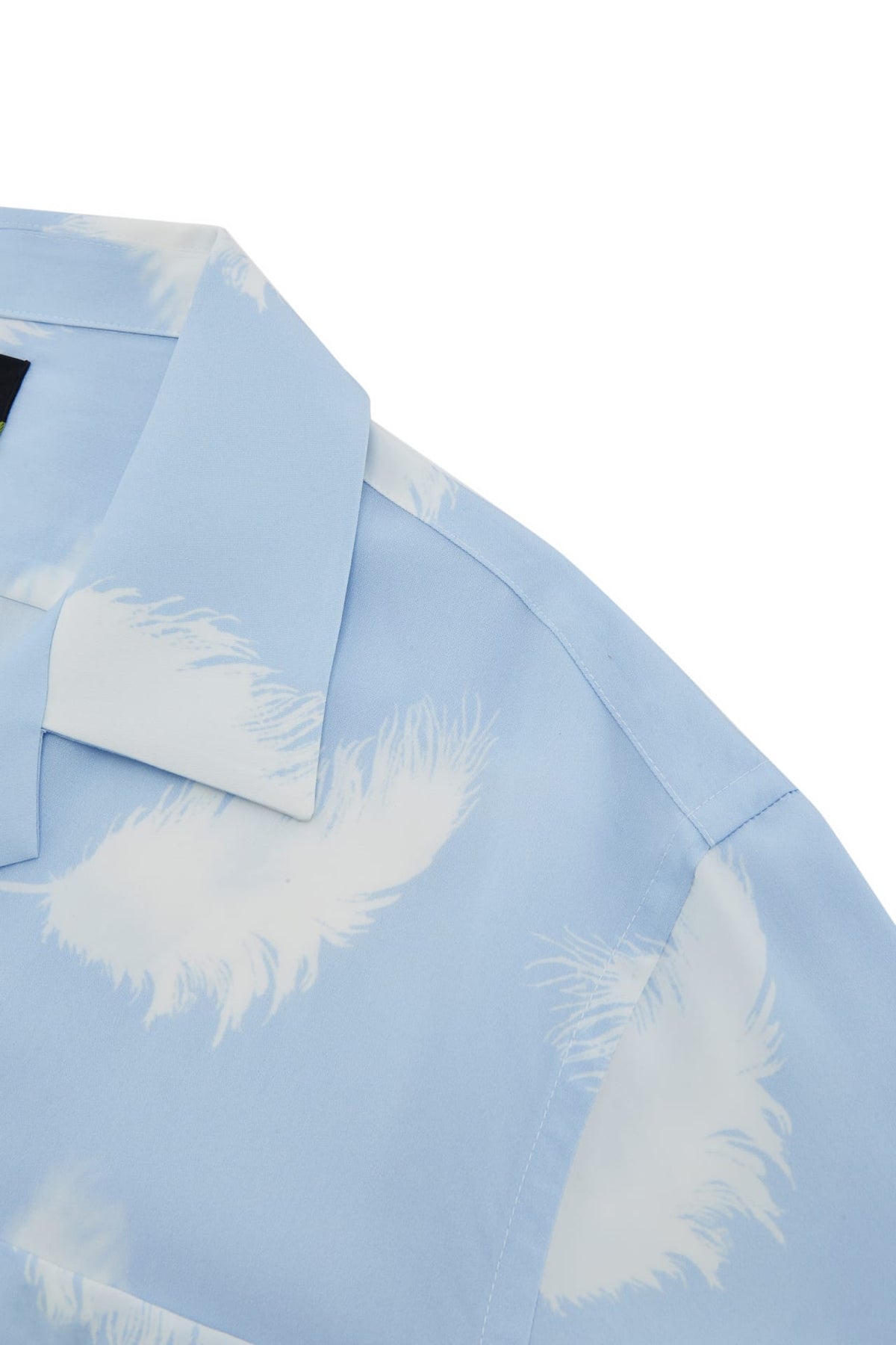 G2000 - Shirts - Modal Blend Feather Print Relax Fit Short Sleeve Casual Shirt