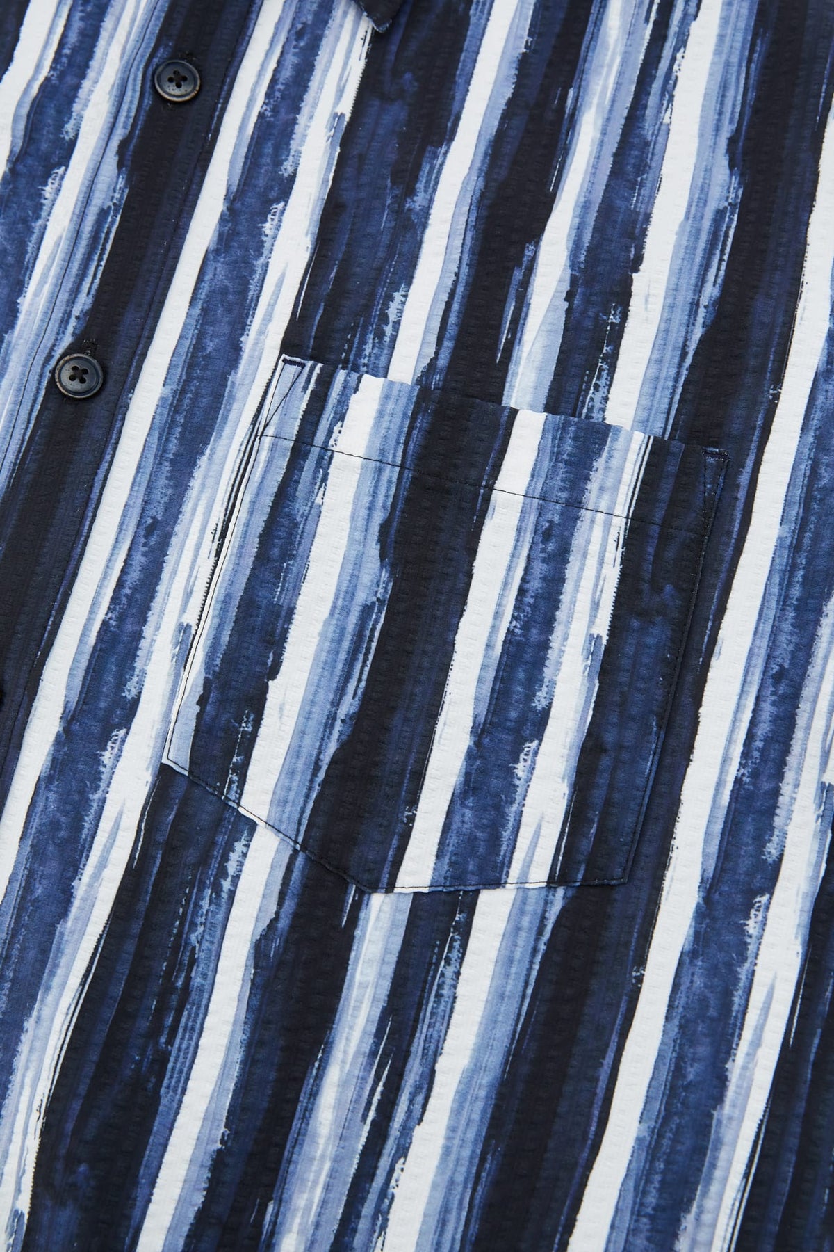 G2000 - Shirts - Seersucker Stripe Print Comfort Fit Short Sleeve Casual Shirt
