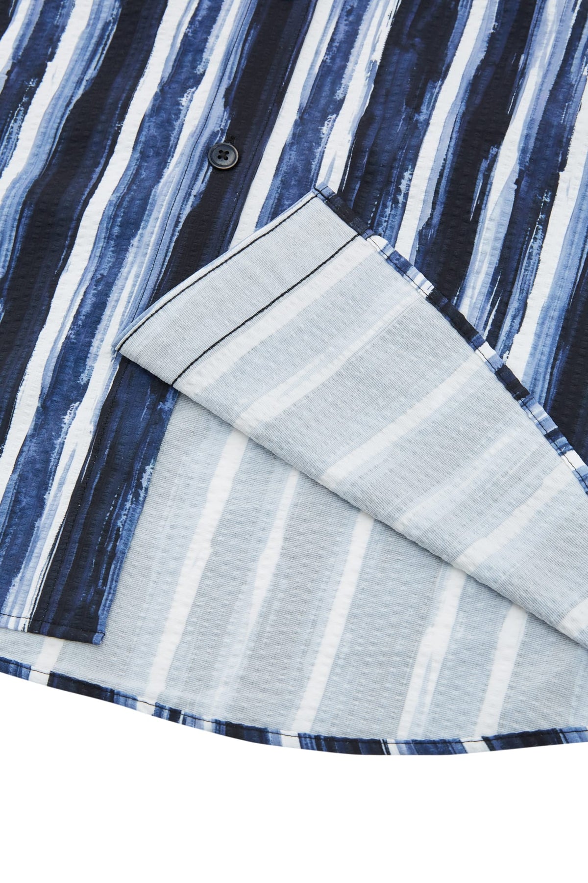 G2000 - Shirts - Seersucker Stripe Print Comfort Fit Short Sleeve Casual Shirt