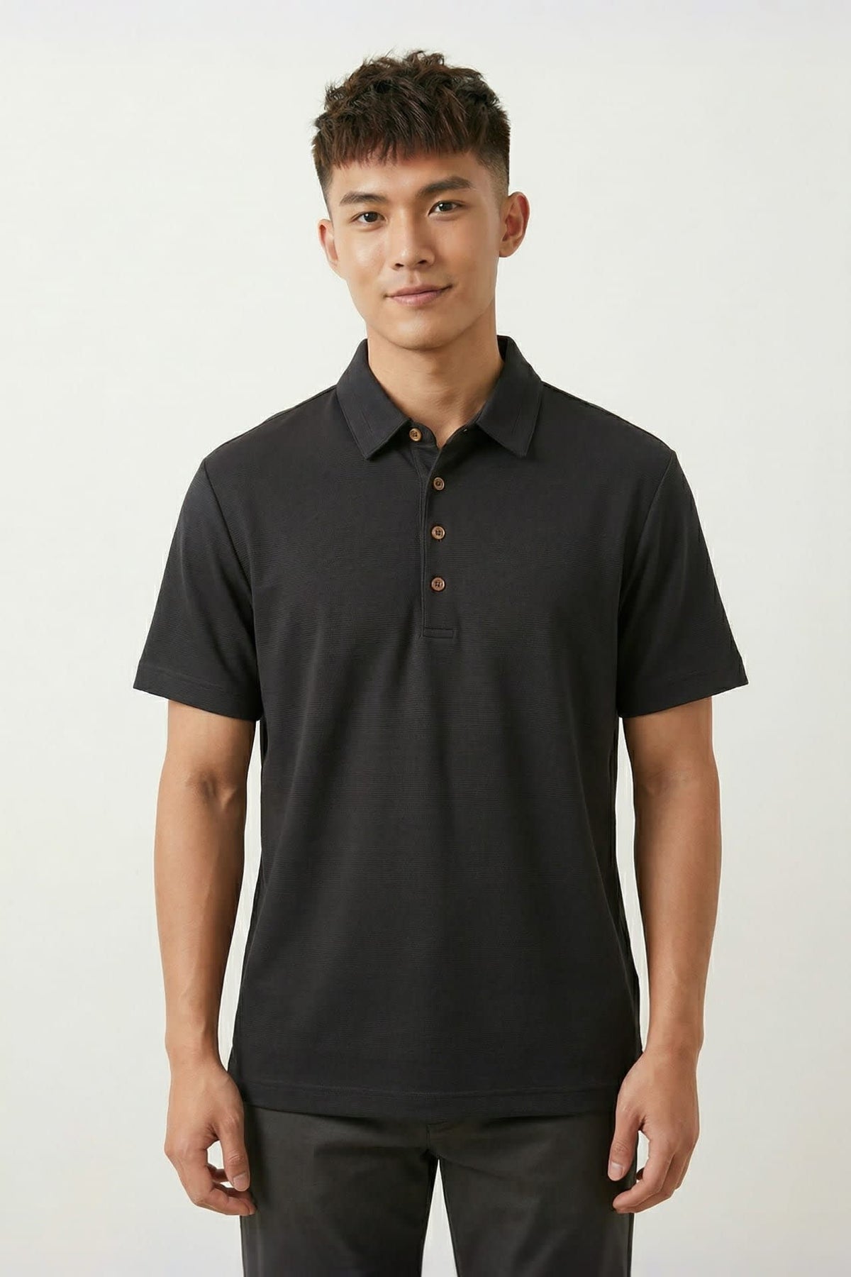G2000 - Polos - Cool Touch Mercerized Cotton Ottoman Relax Fit Polo Tee - Relaxed - Anthracite