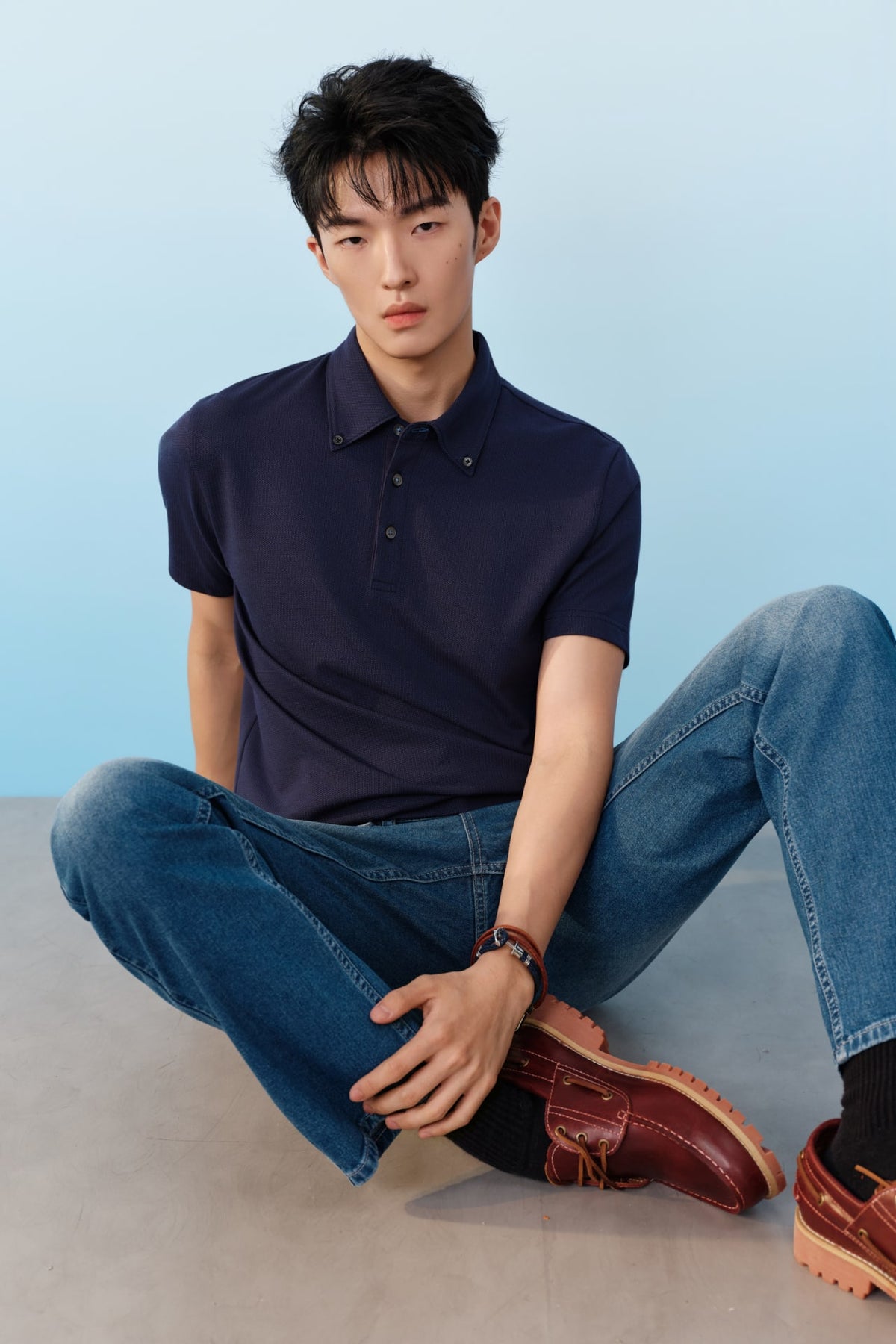 G2000 - Polos - Cool Touch Cotton Blend Jacquard Comfort Fit Polo Tee