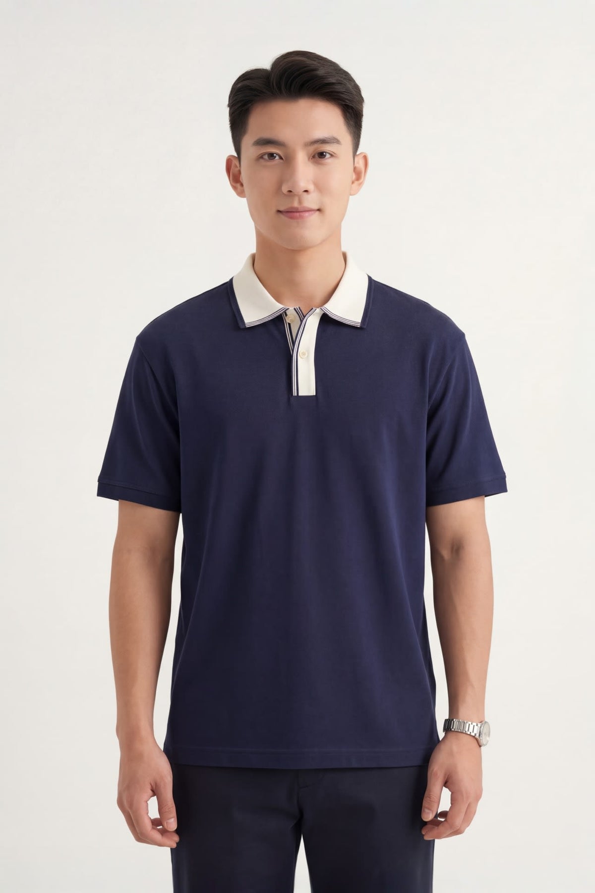 G2000 - Polos - Mercerized Cotton Blend Pique Relax Fit Polo Tee - Relaxed - Estate Blue