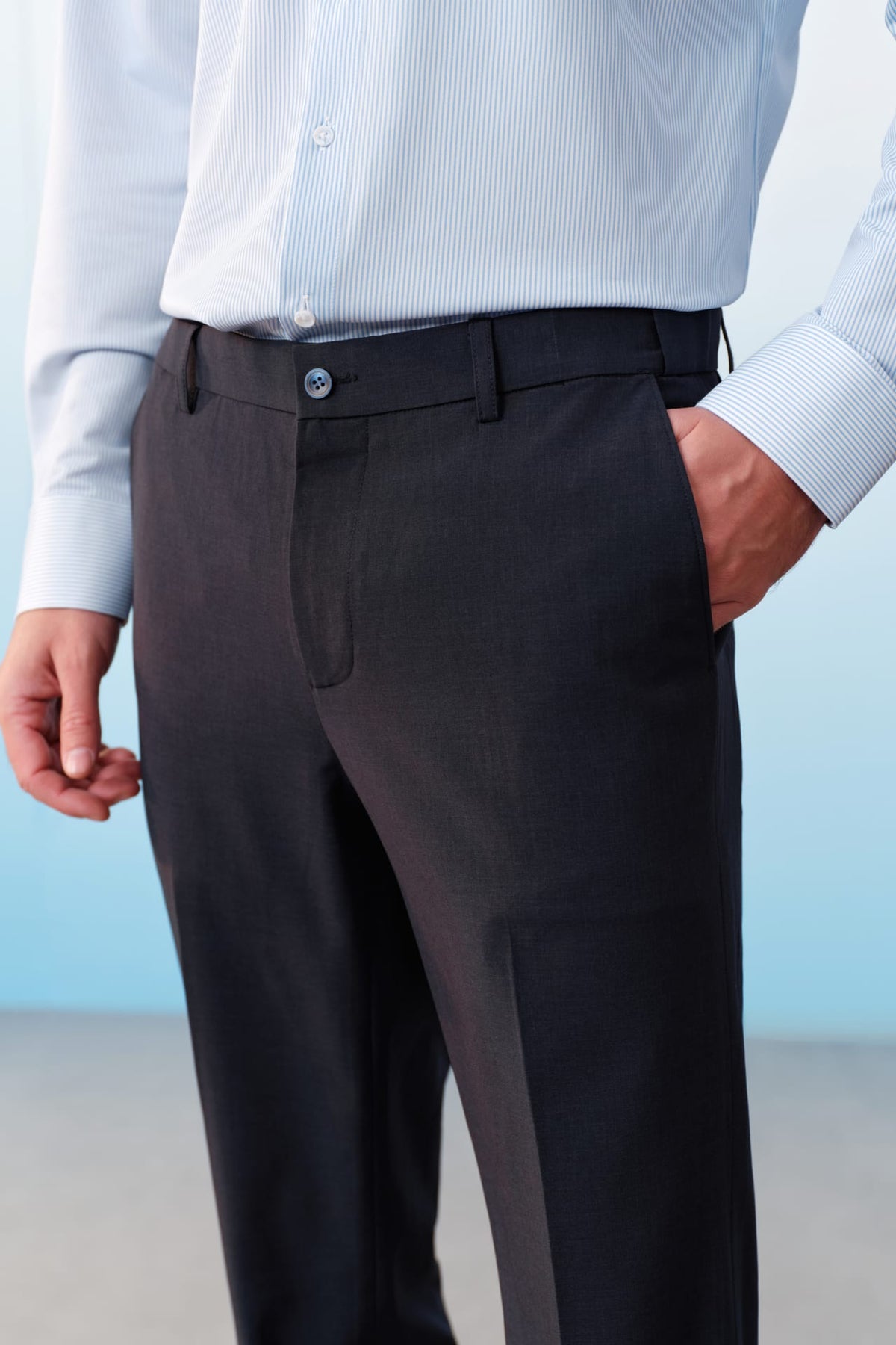 G2000 Pants Three-Proof Finish Plain Weave Regular Fit Suit Pants