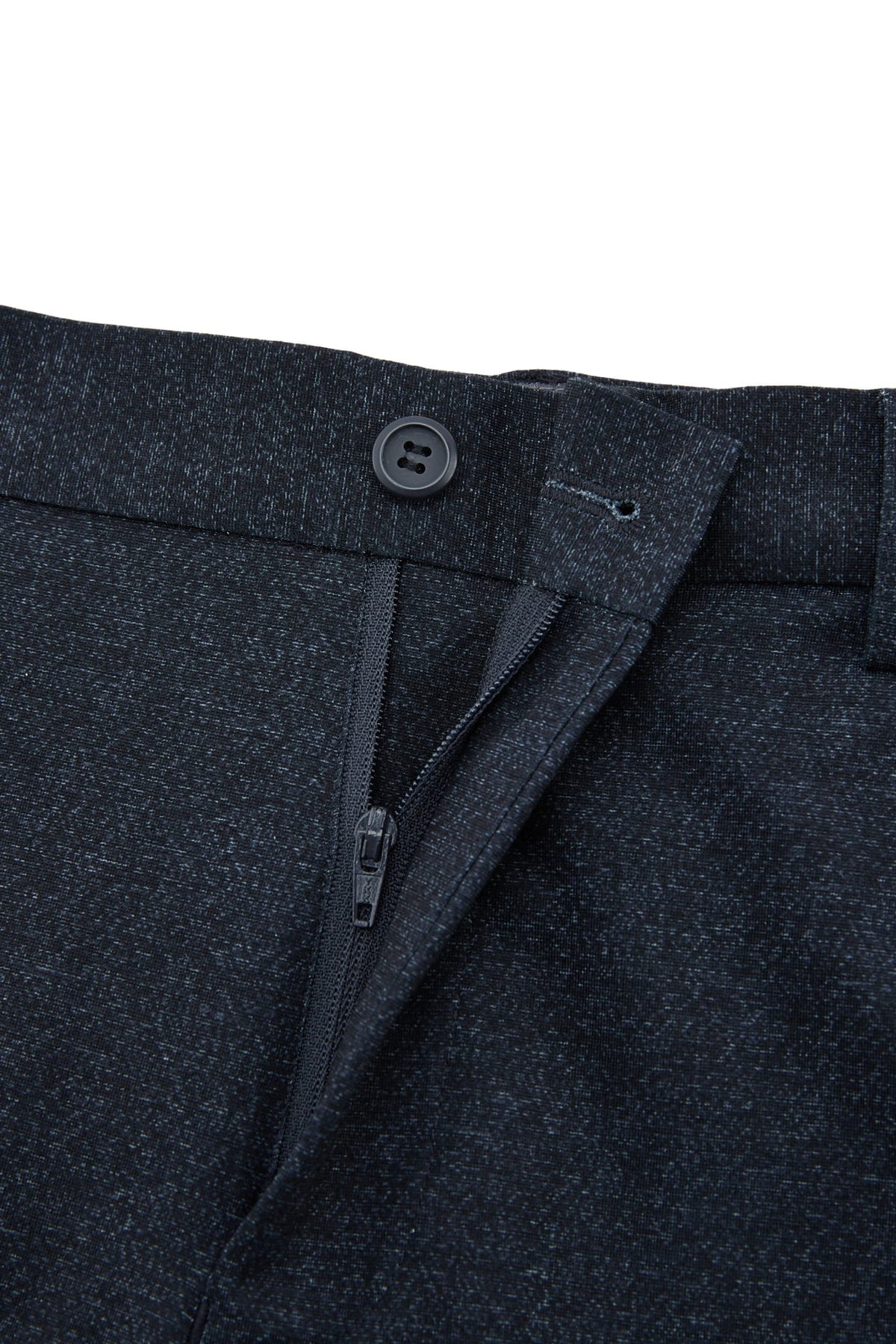 G2000 - Pants - Anti-Bacterial Poly Blend Strecth Knit Print Smart Fit Suit Pants With Elastic Waistband