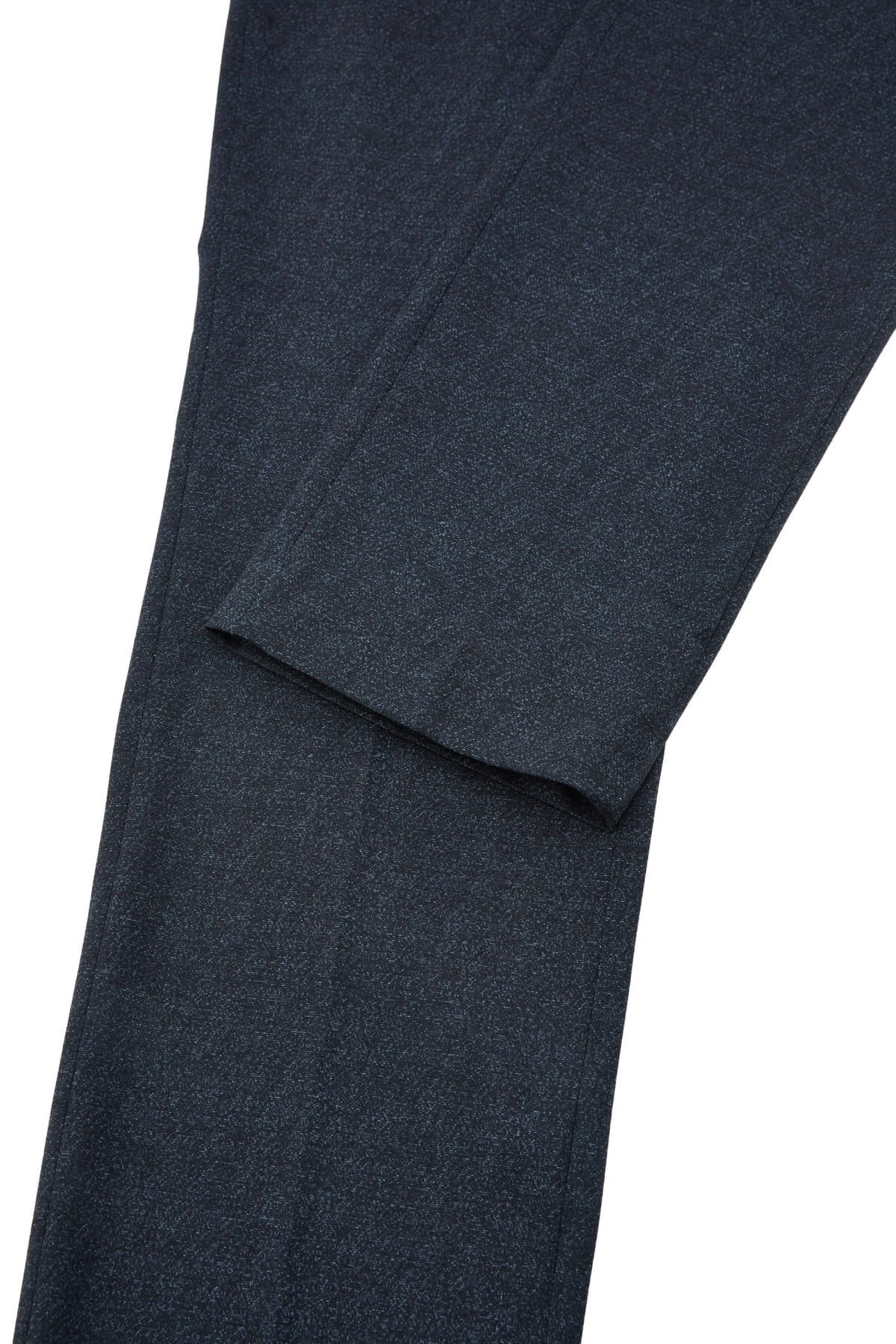 G2000 - Pants - Anti-Bacterial Poly Blend Strecth Knit Print Smart Fit Suit Pants With Elastic Waistband