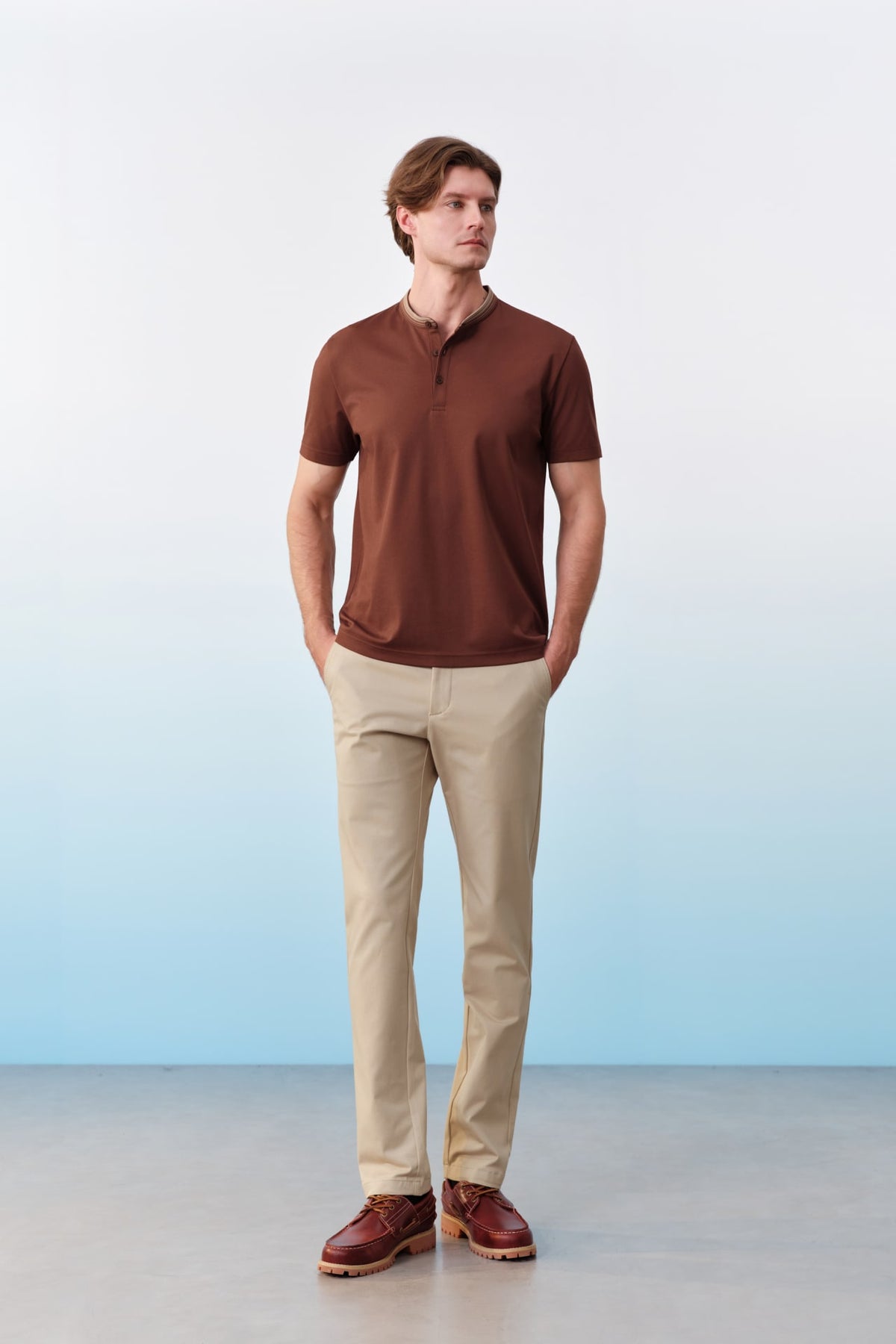 G2000 - Pants - Stain Resistance Cotton Blend Stretch Twill Slim Tapered Fit Casual Pants