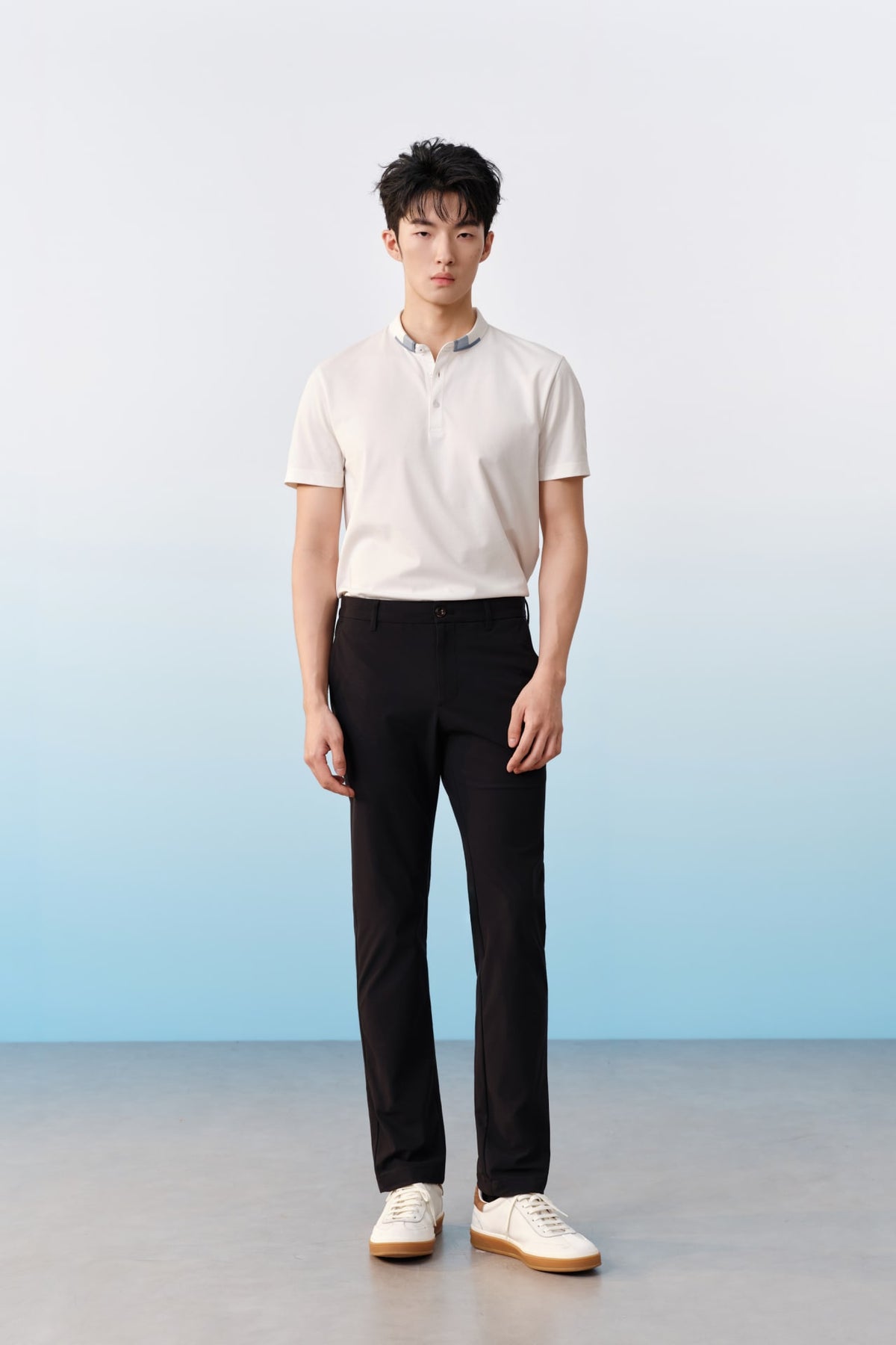 G2000 - Pants - Multi-Way Stretch Poly Knit Ottoman Slim Tapered Fit Casual Pants