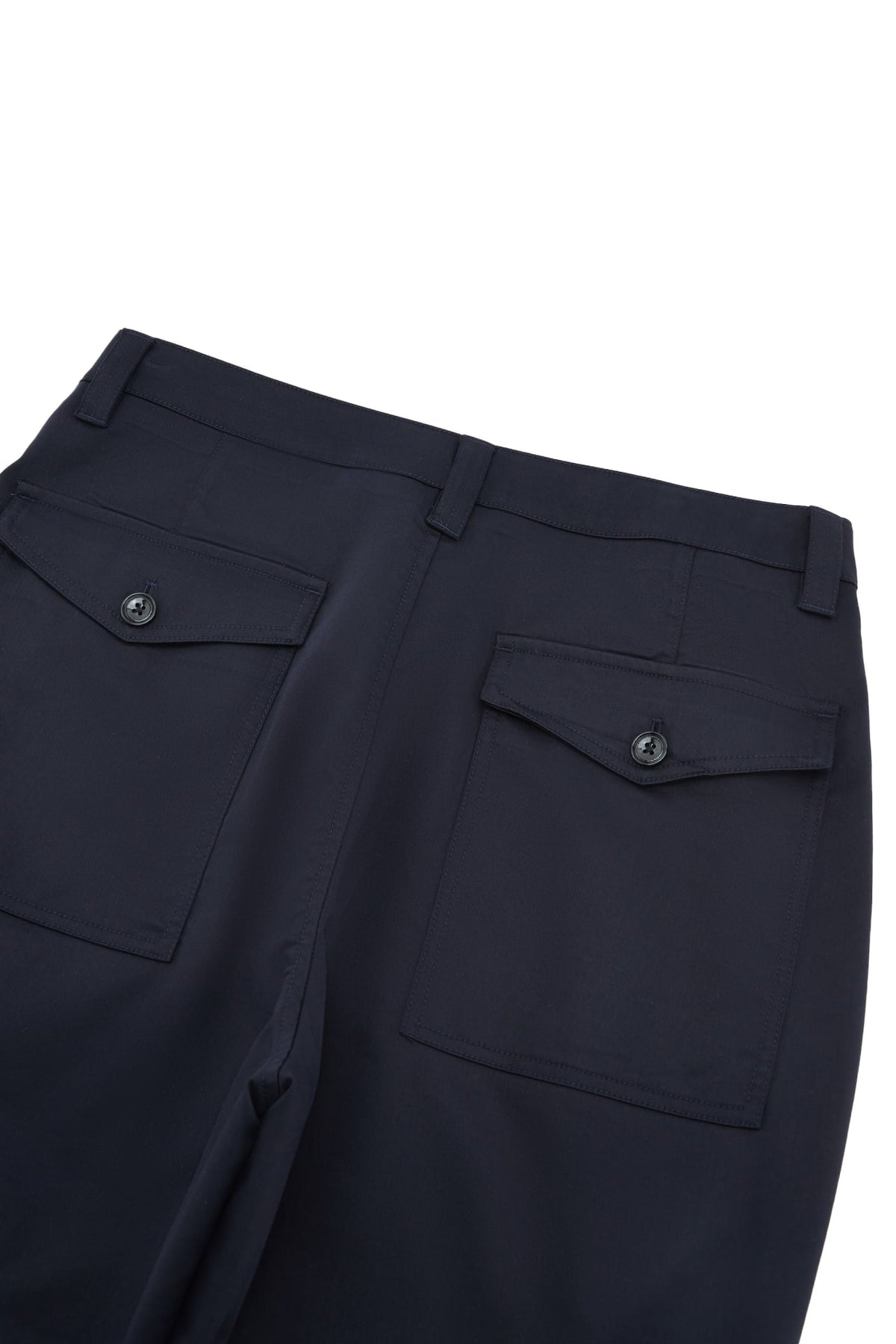 G2000 - Pants - Lyocell Blend Twill Wide Straight Fit Casual Pants