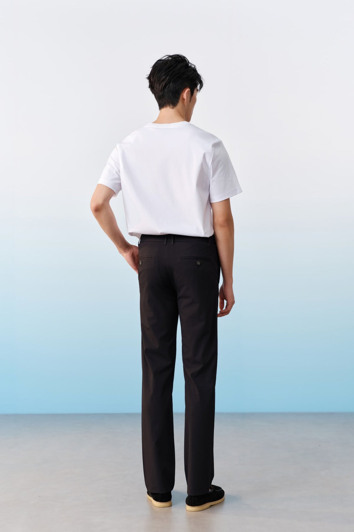 G2000 - Pants - Multi-Way Stretch Anti UV Poly Twill Smart Fit Casual Pants With Elastic Waistband