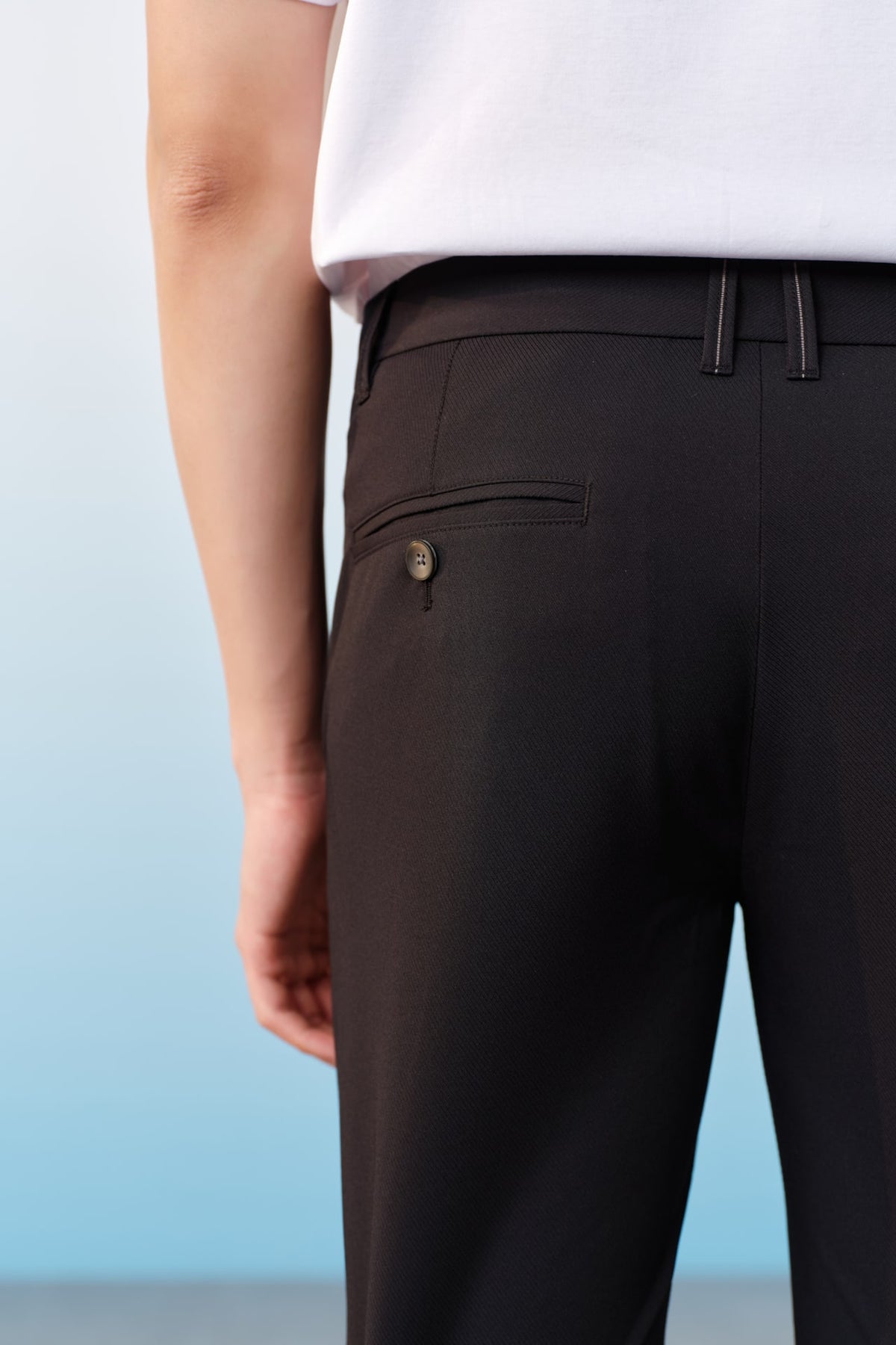 G2000 - Pants - Multi-Way Stretch Anti UV Poly Twill Smart Fit Casual Pants With Elastic Waistband