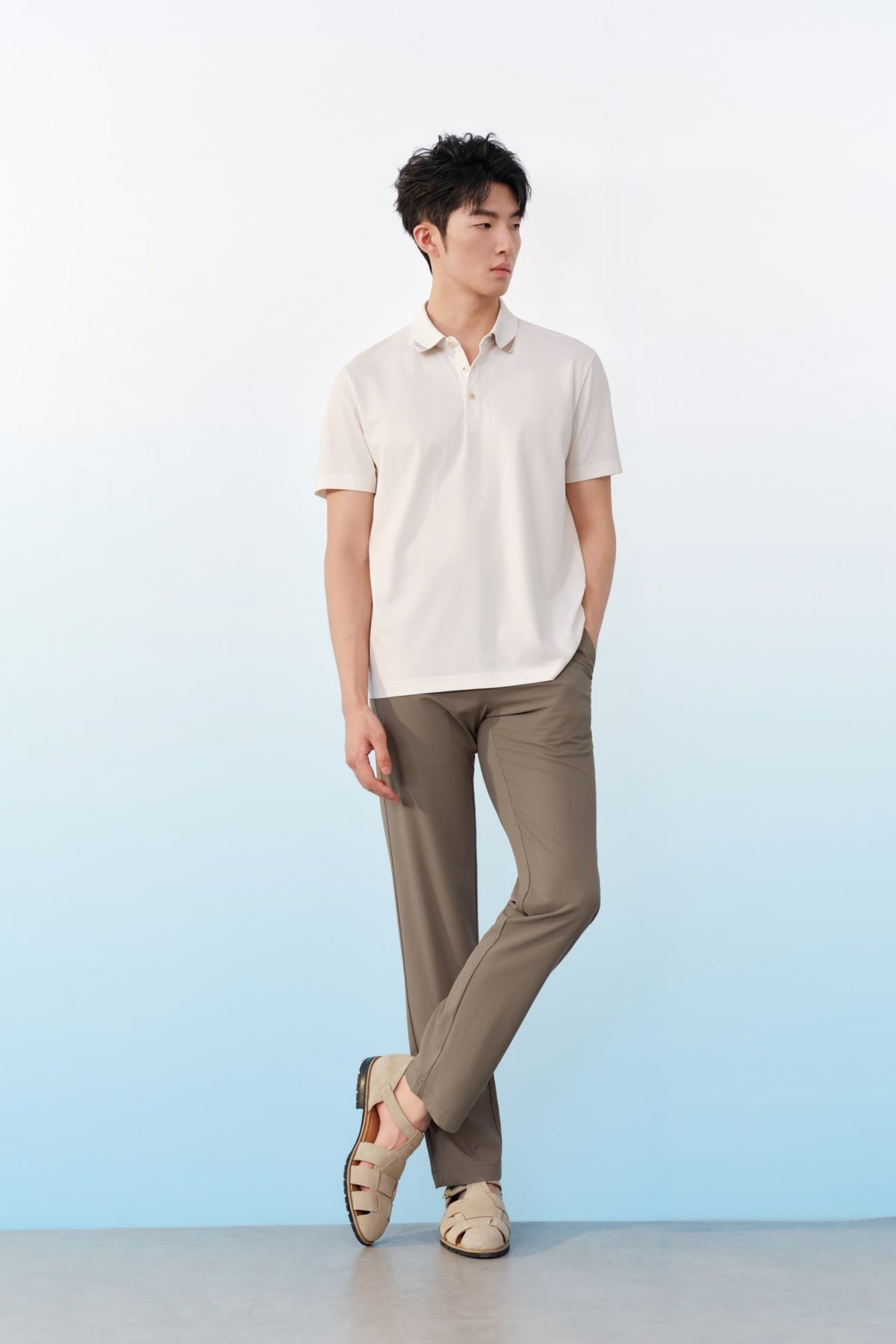 G2000 - Pants - Multi-Way Stretch Lyocell Blend Twill Smart Fit Casual Pants