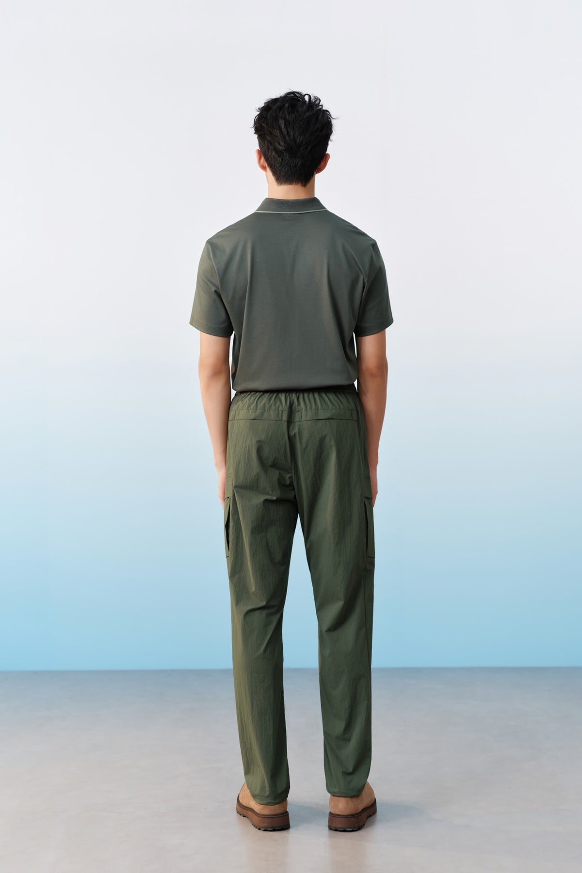 G2000 Pants Lightweight Multi-Way Stretch Nylon Smart Tapered Fit Casual Pants
