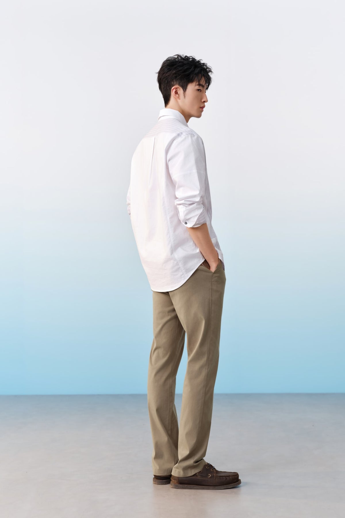 G2000 - Pants - Lyocell Blend Stretch Twill Regular Fit Casual Pants
